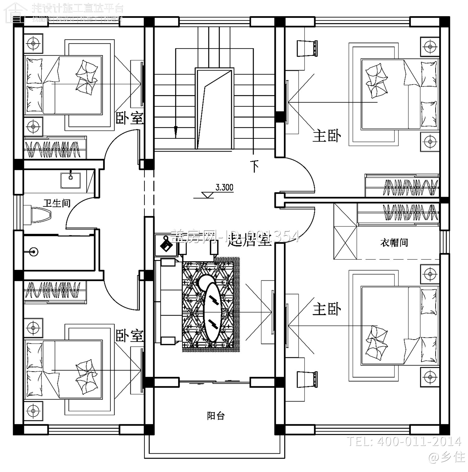 陕西西安滕家中式别墅