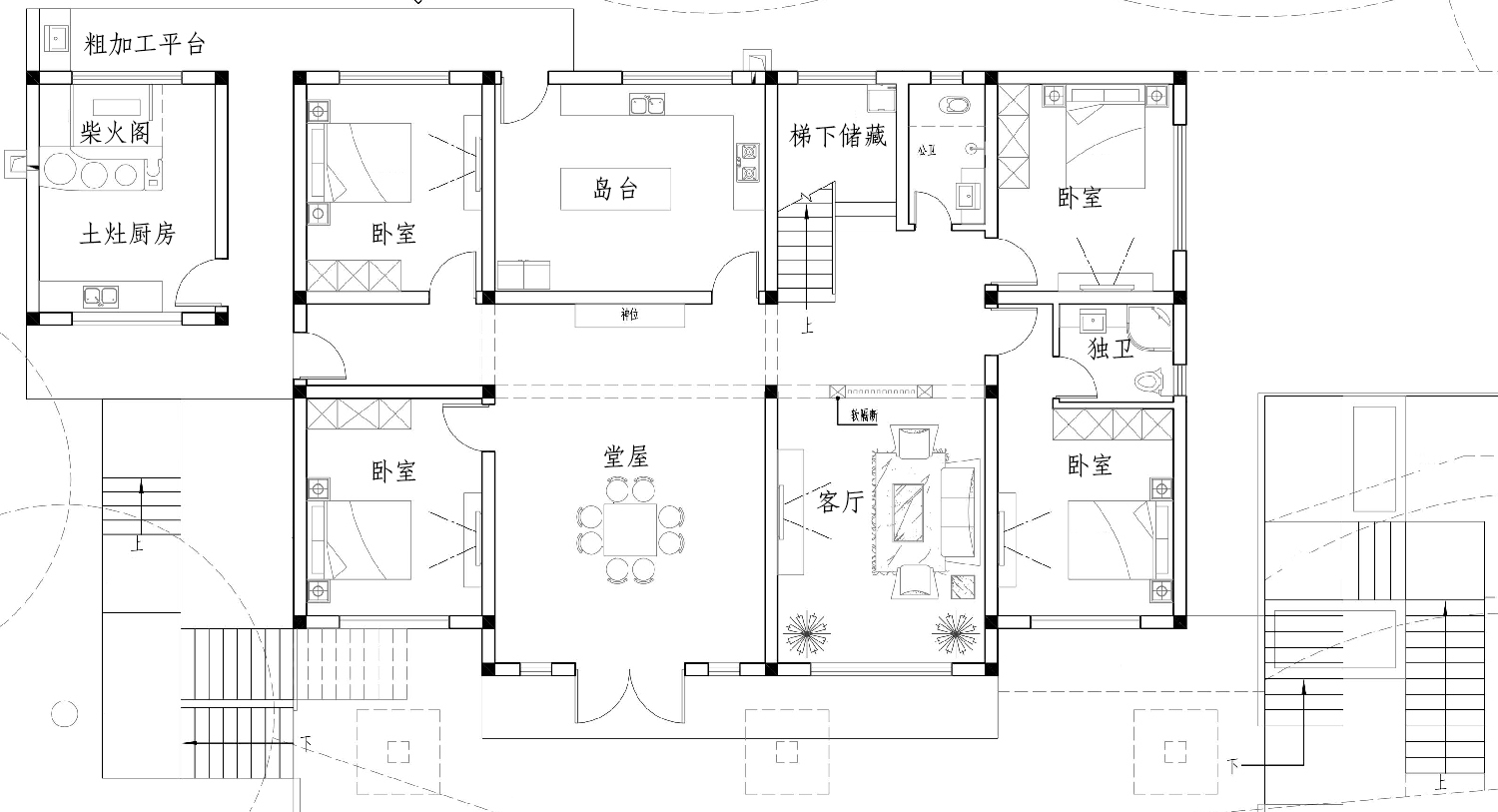湖南邵阳刘家新中式别墅