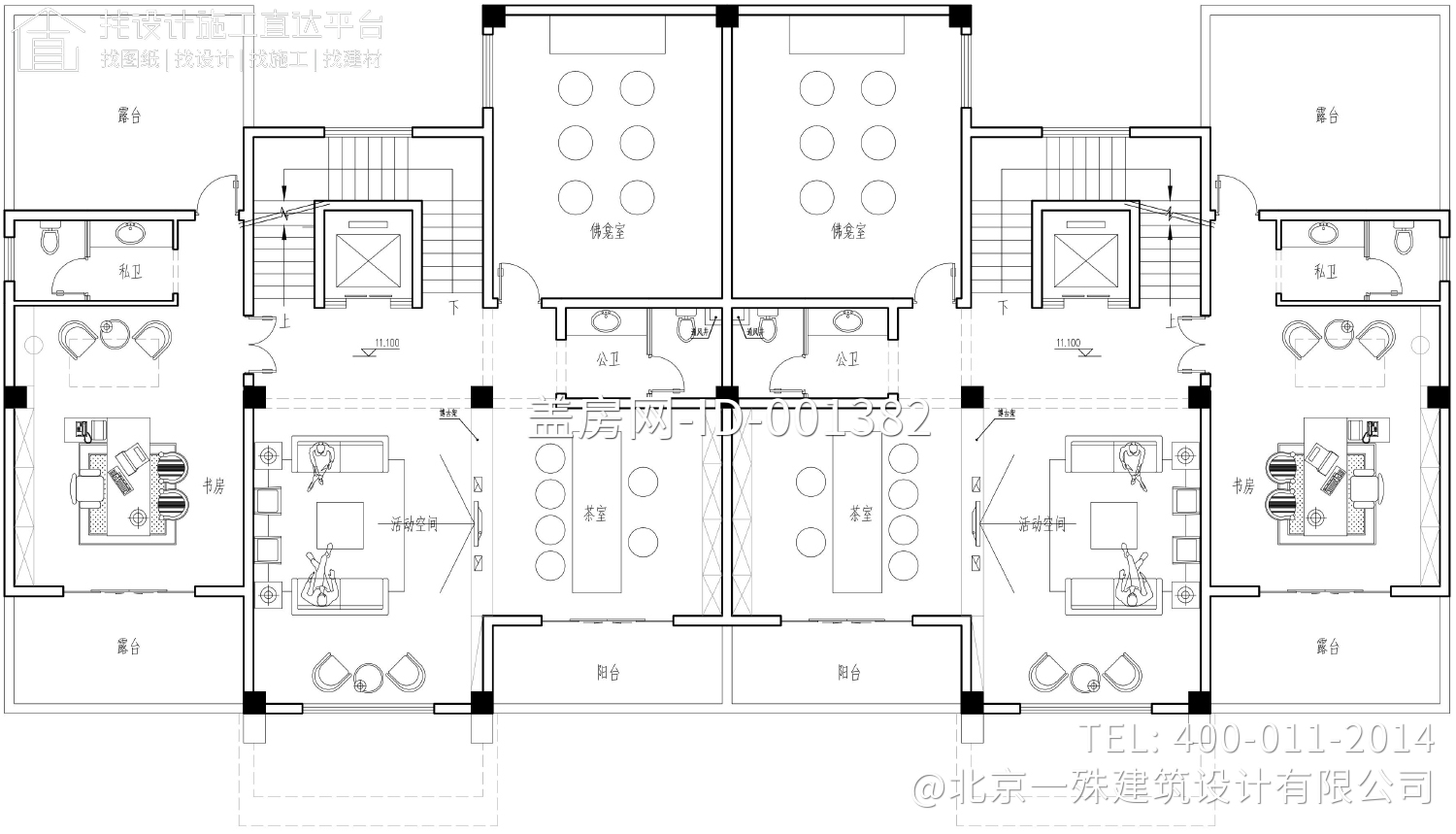 江苏泰州王家欧式双拼别墅图纸