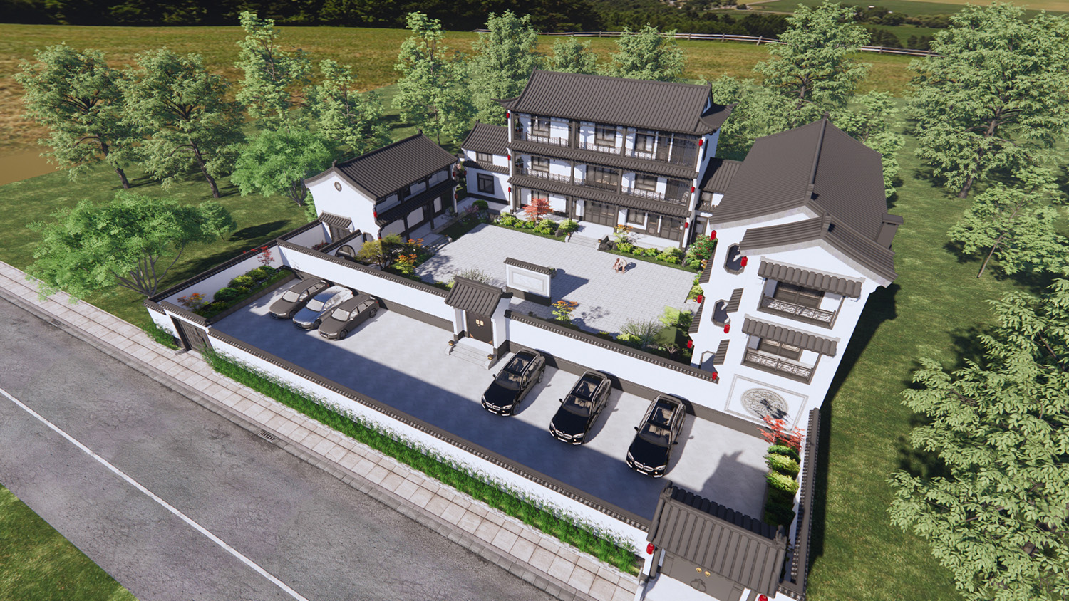 重庆丰都刘家中式别墅