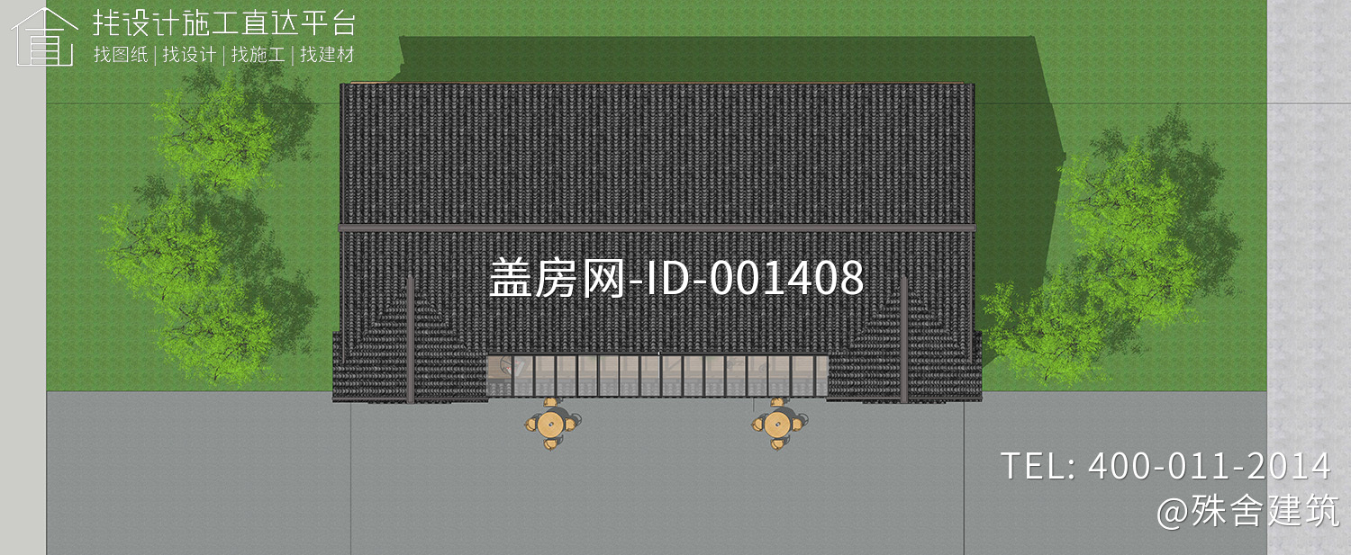 四川达州陈家新中式双拼别墅