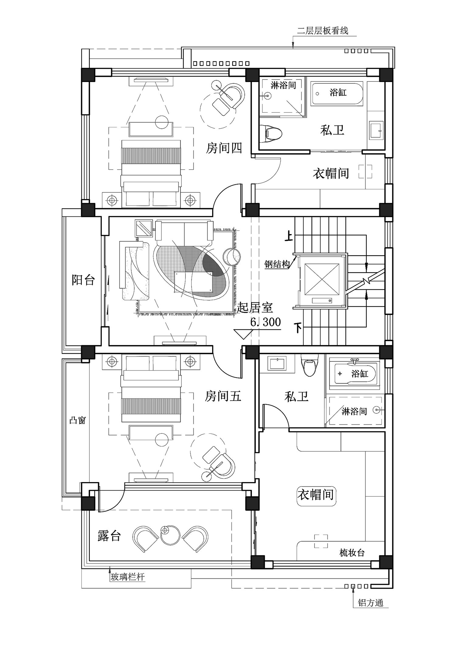 福建宁德带庭院现代别墅