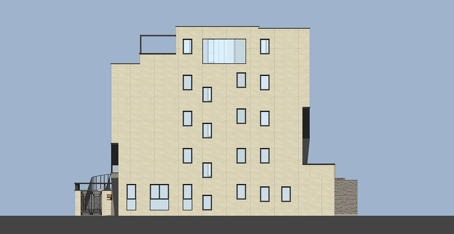福建宁德带庭院现代别墅