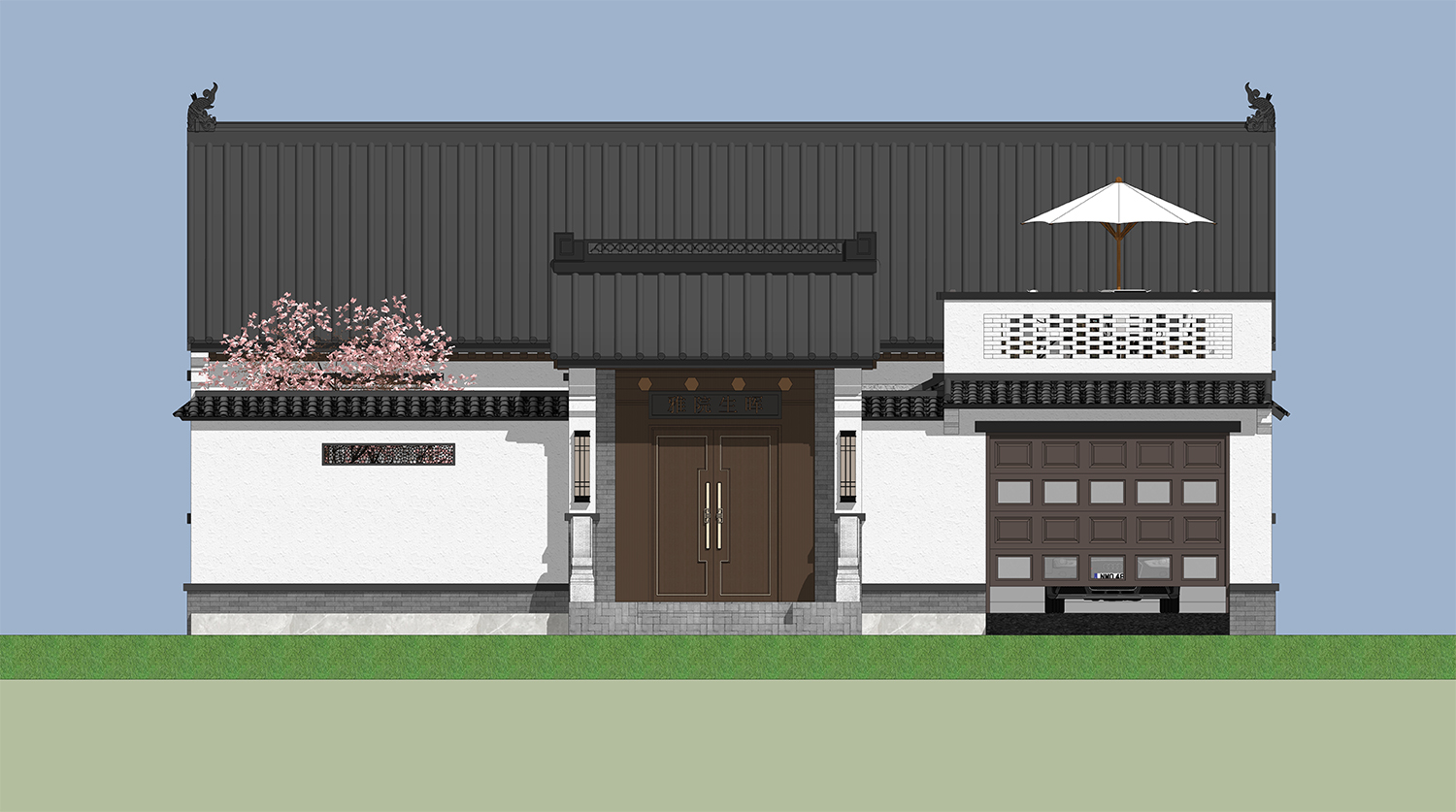 湖北襄阳王家新中式合院 