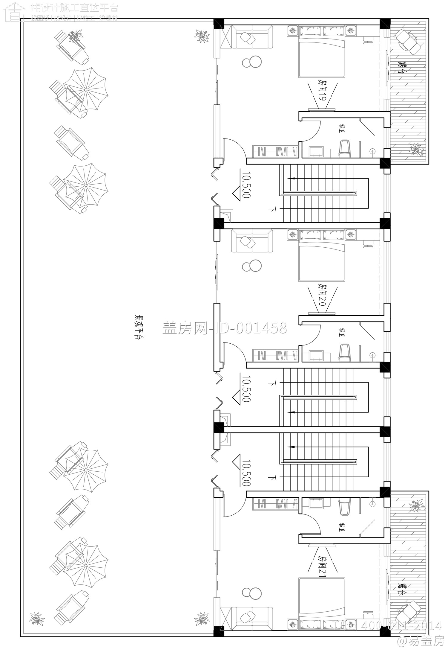 福建福州陈家新中式别墅图纸