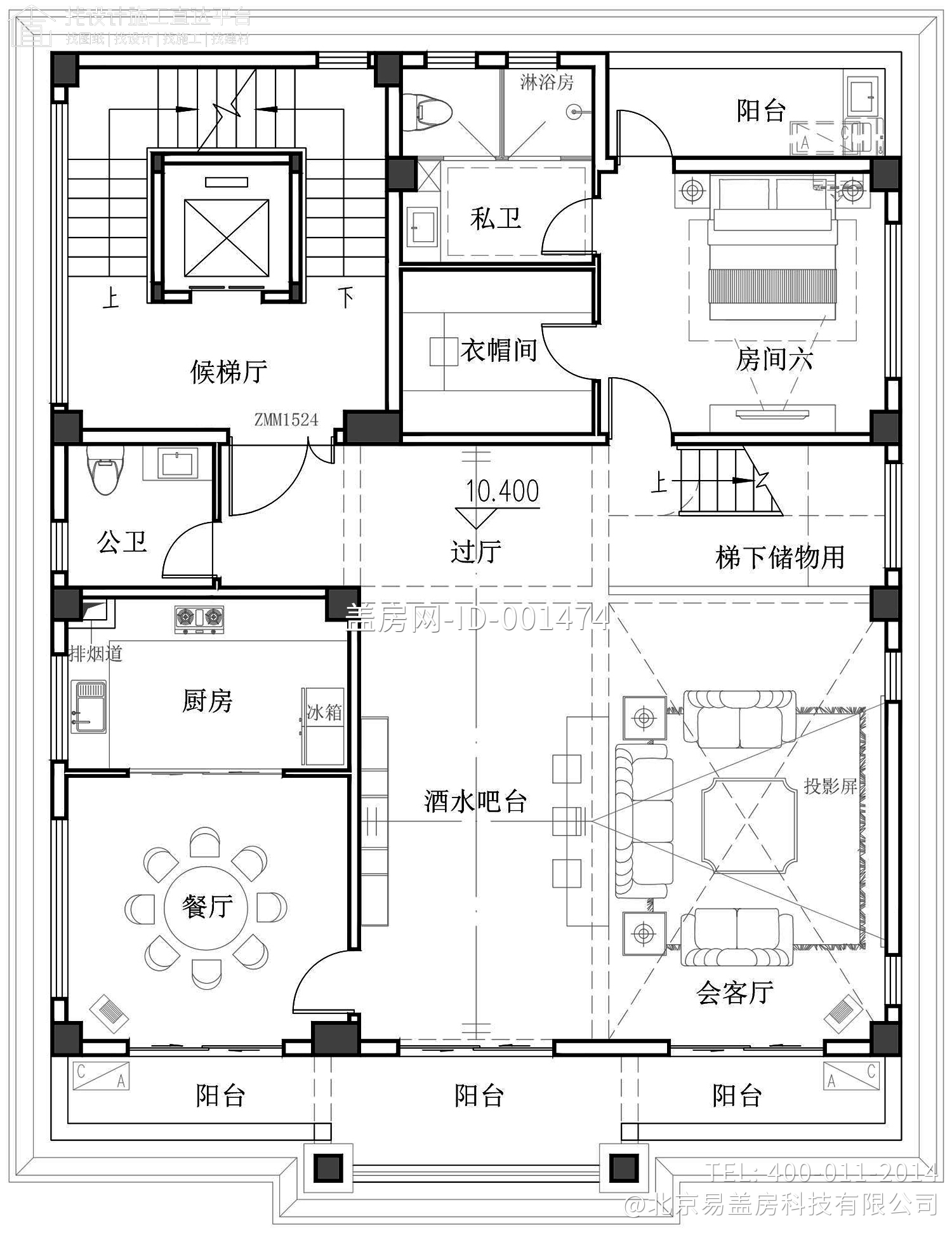 广东汕尾李家新中式别墅图纸