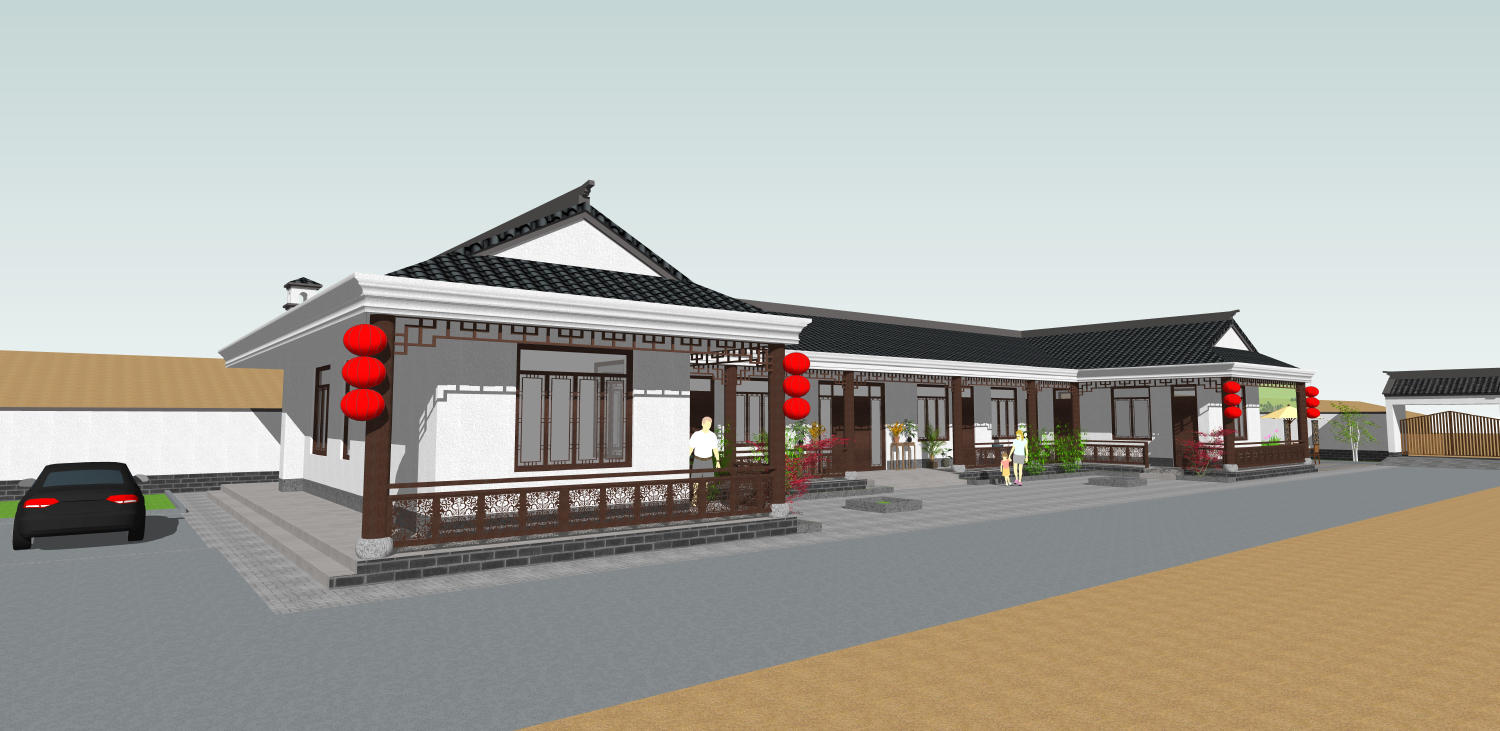 四川巴中何家中式别墅