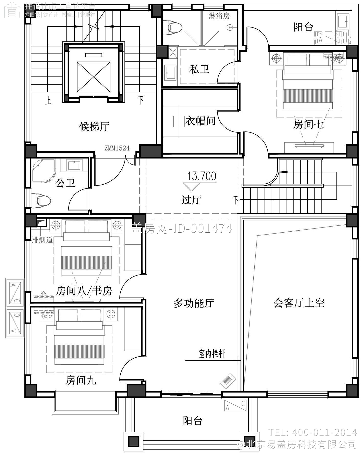 广东汕尾李家新中式别墅图纸