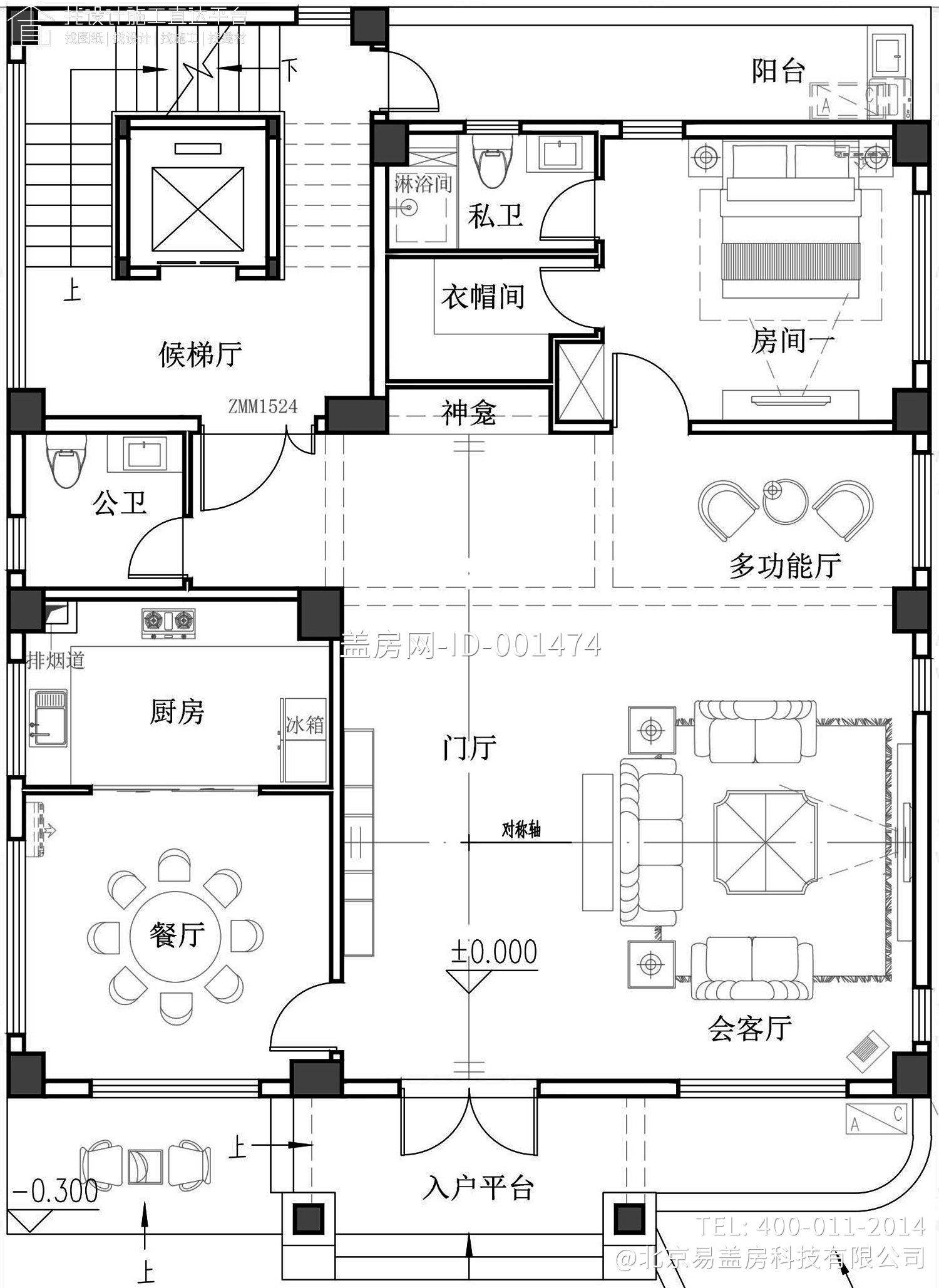 广东汕尾李家新中式别墅图纸