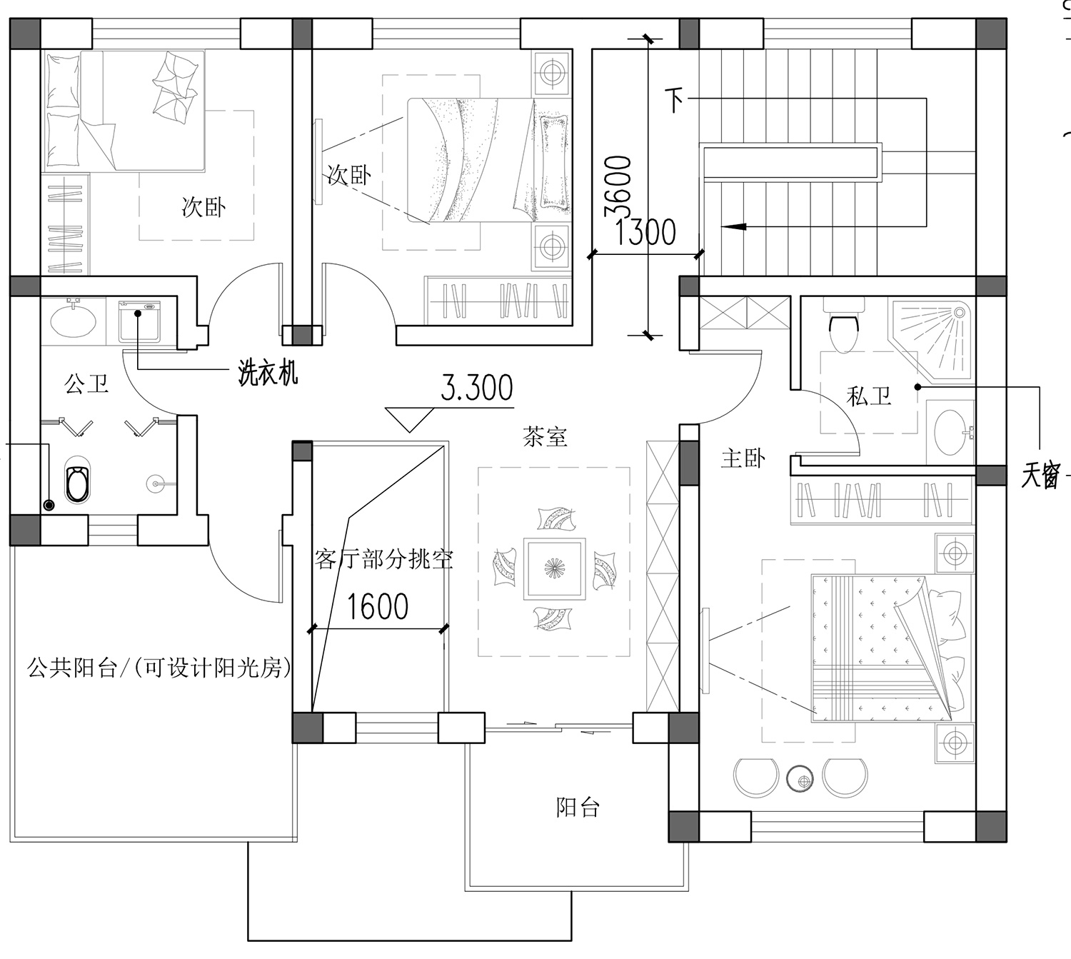 北京顺义方家现代别墅