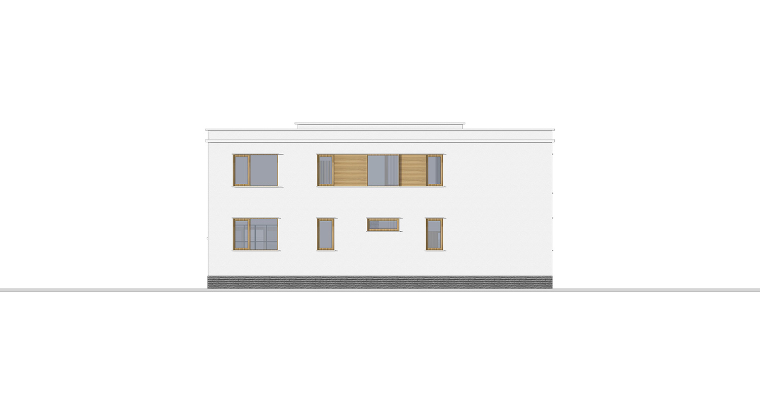 北京顺义李家二层现代别墅乡住设计图纸