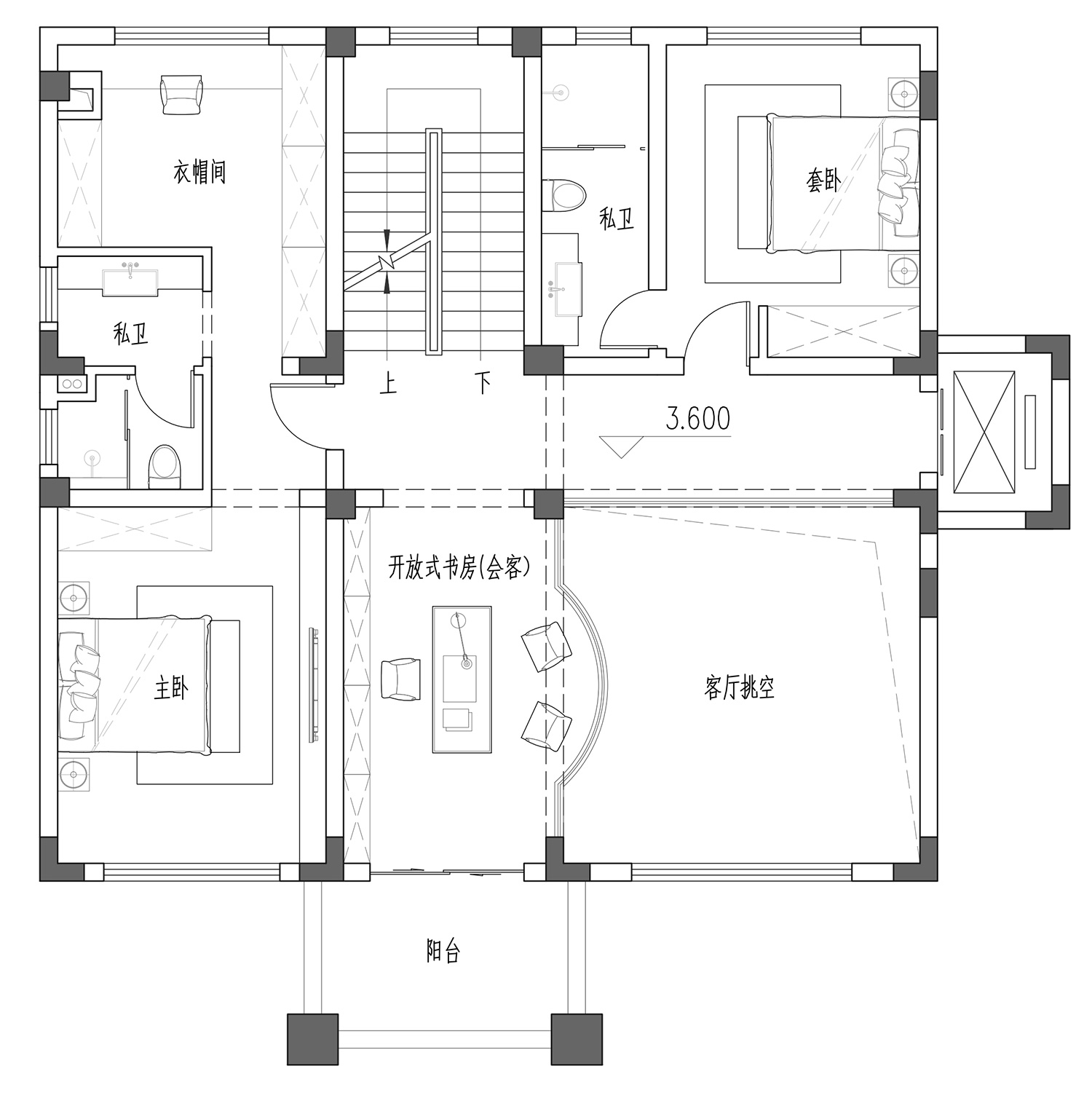 浙江杭州章家三层欧式自建别墅