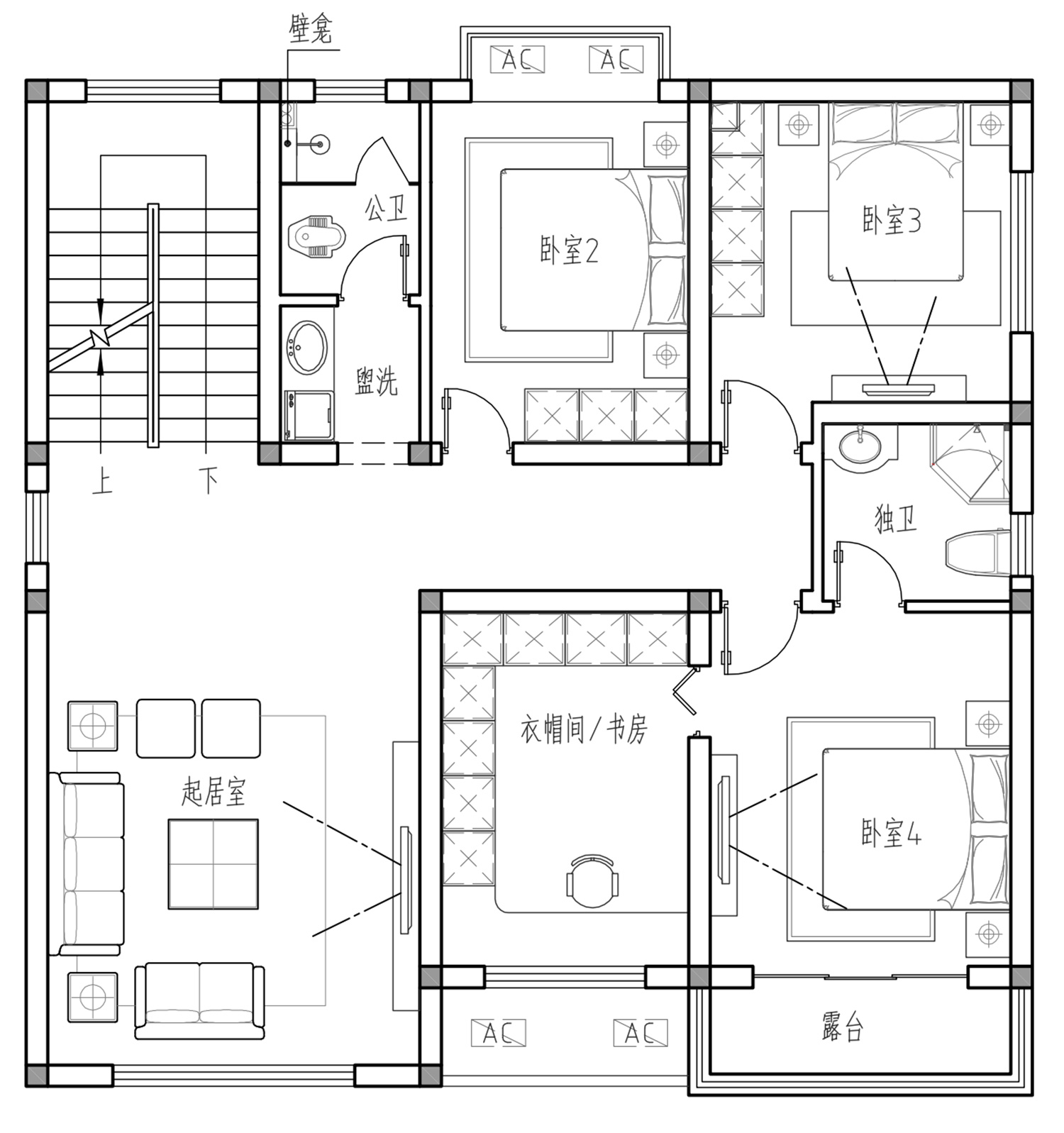 福建龙岩吕家新中式别墅