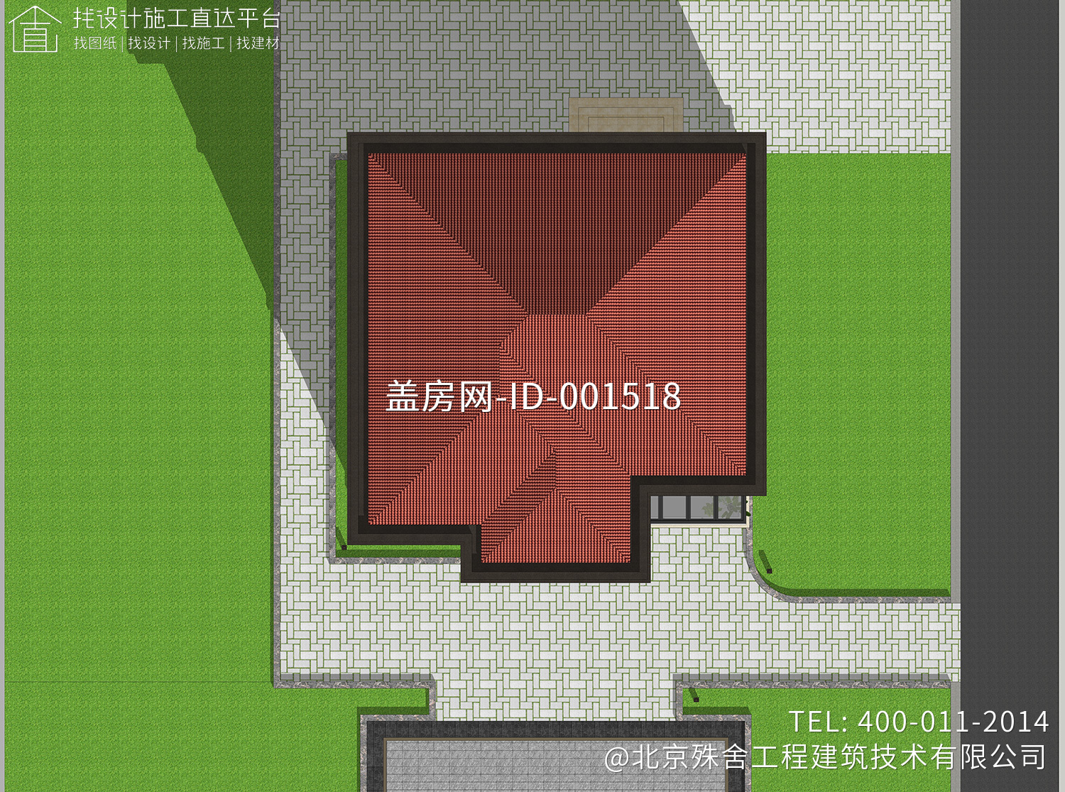 湖北武汉梁家新中式别墅设计图纸