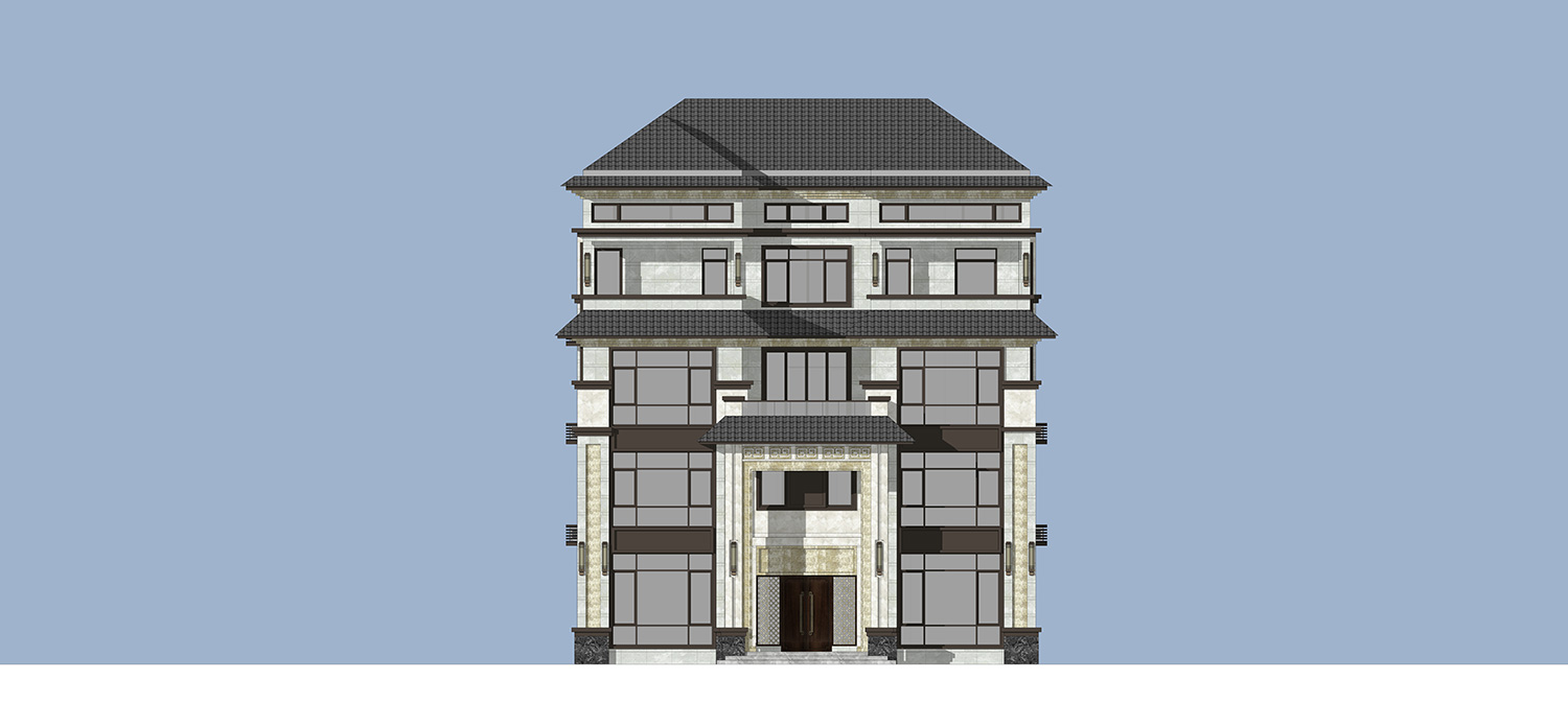 福建漳州陈家新中式别墅