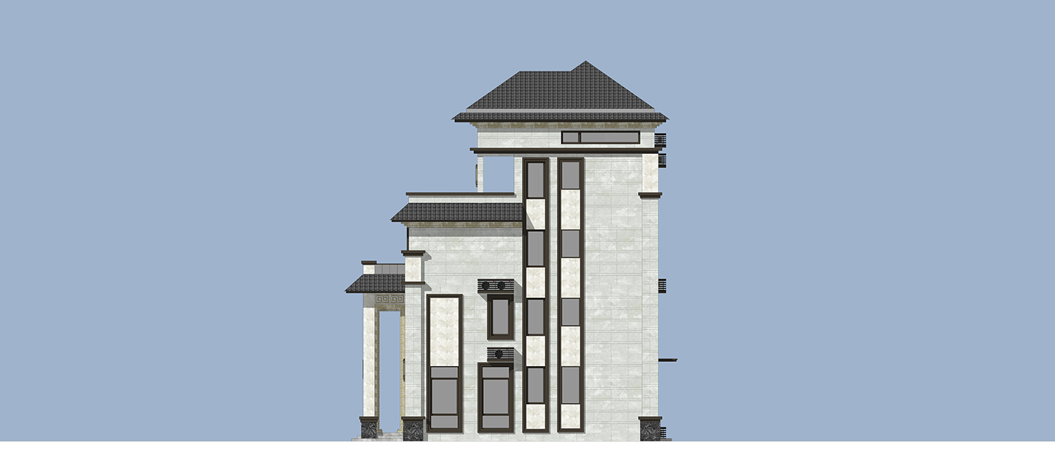 福建漳州陈家新中式别墅
