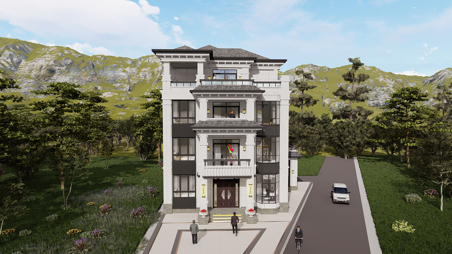 福建宁德彭家新中式别墅