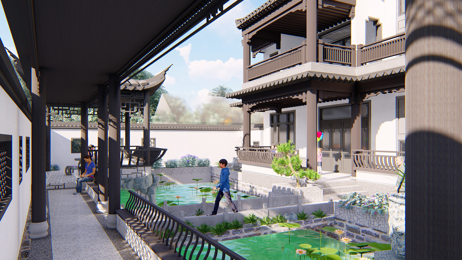 福建莆田郑家中式别墅