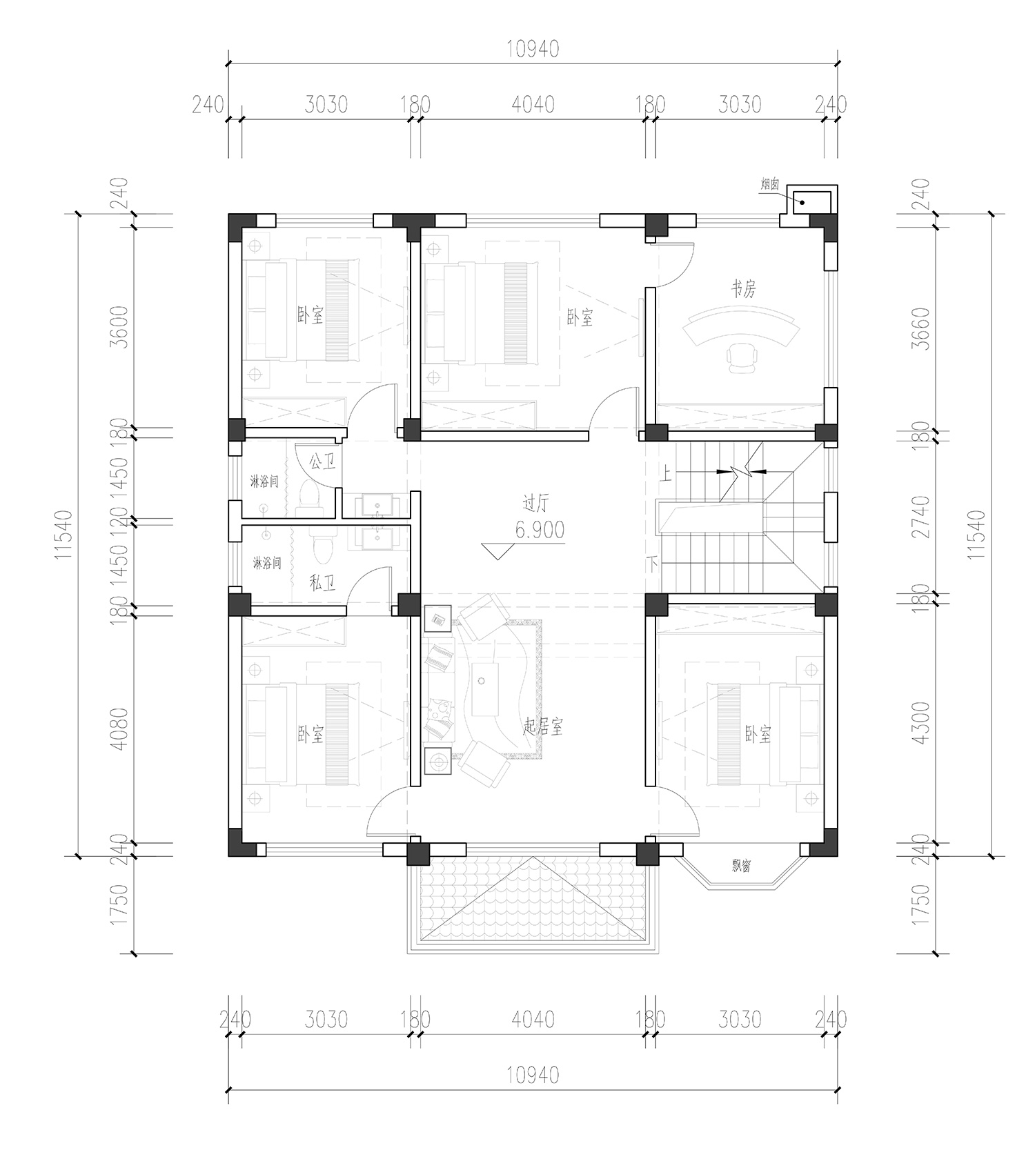 福建宁德彭家新中式别墅