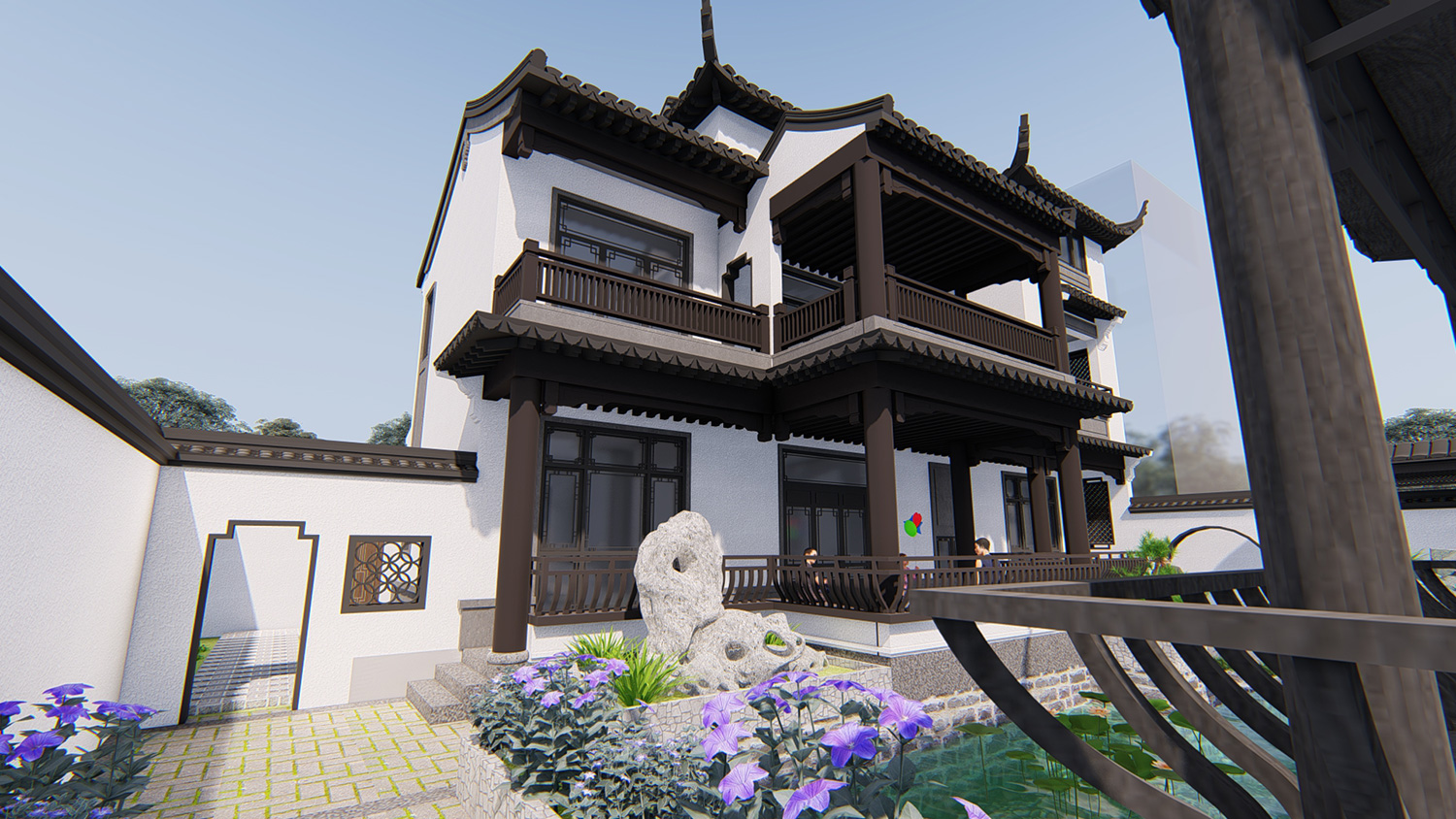 福建莆田郑家中式别墅
