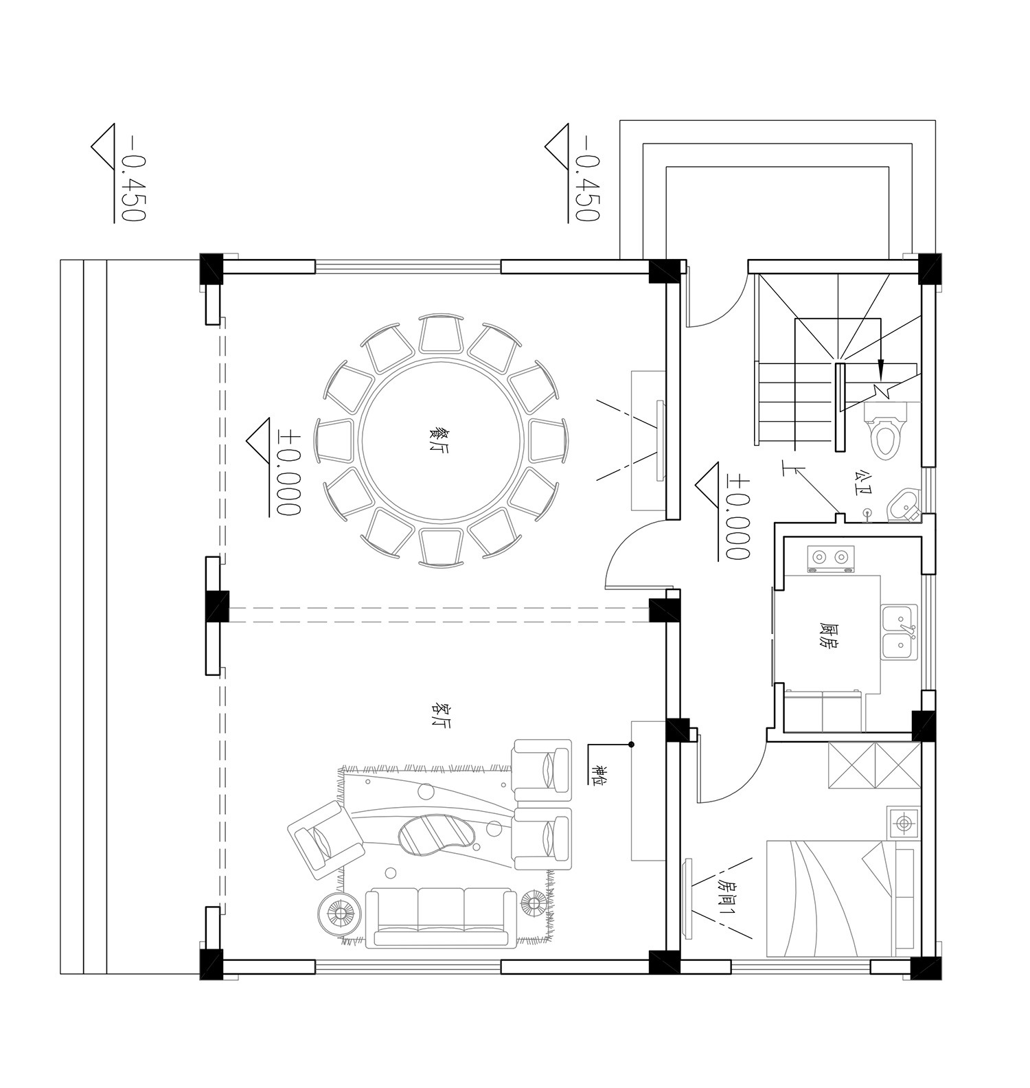 福建厦门林家欧式别墅图纸