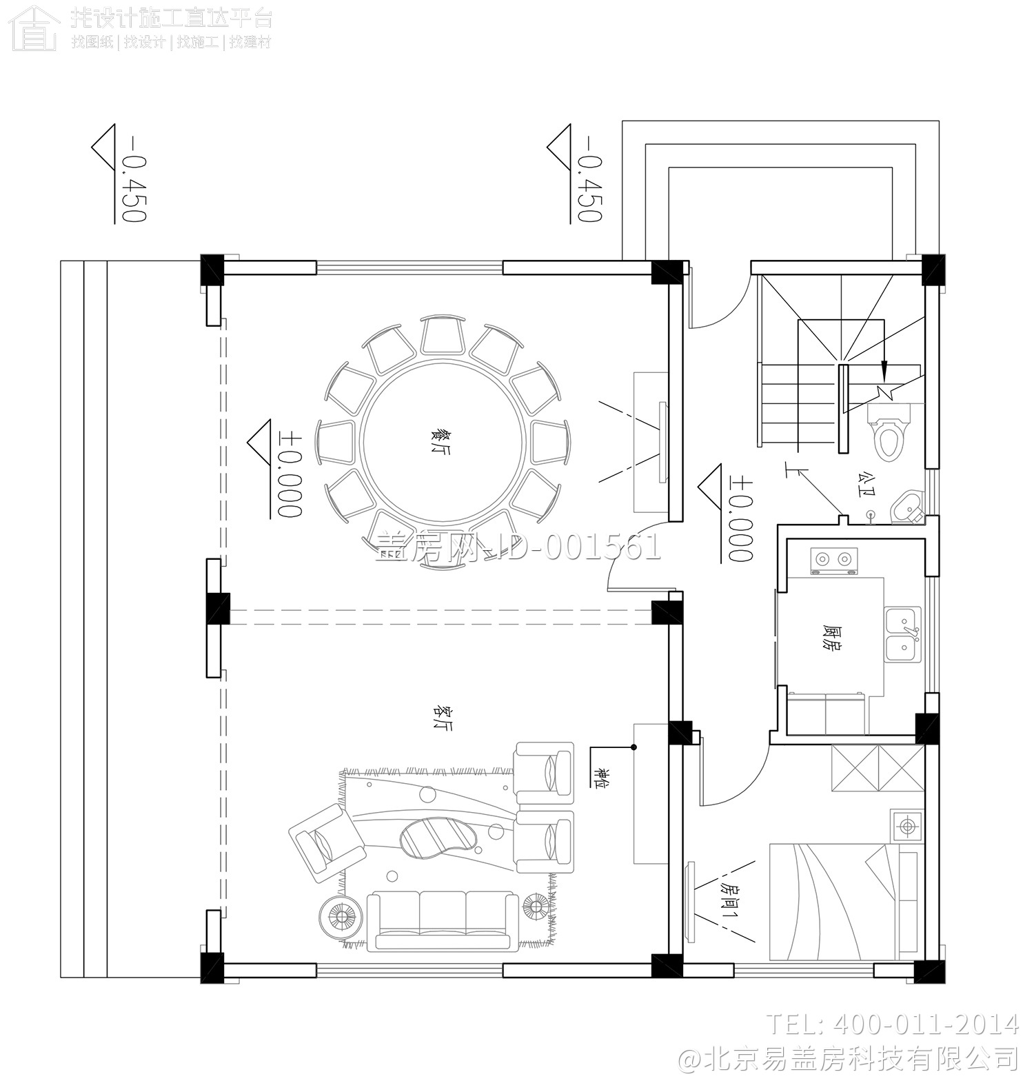 福建厦门林家欧式别墅图纸