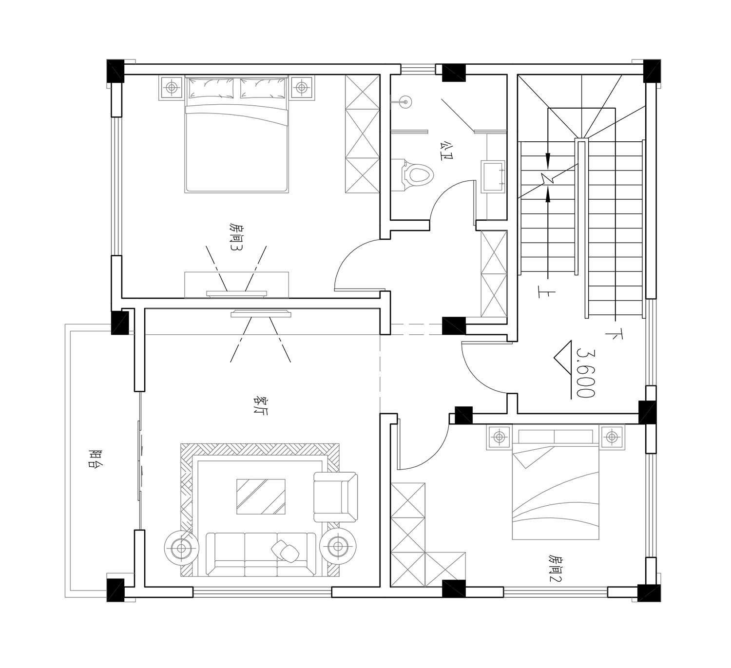 福建厦门林家欧式别墅图纸