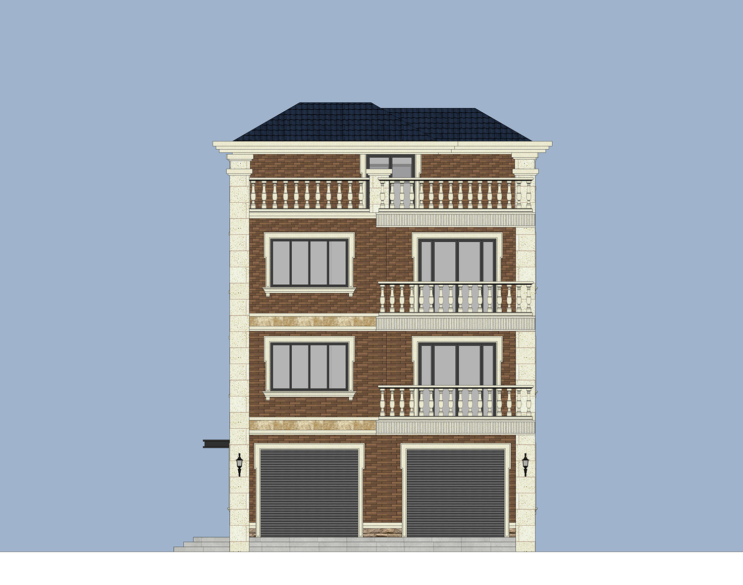 福建厦门林家欧式别墅图纸