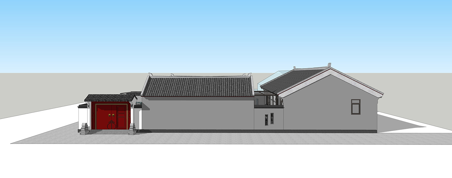 北京顺义李家中式三合院