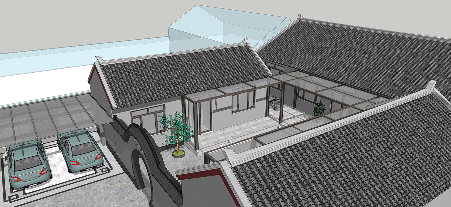 北京顺义李家中式三合院