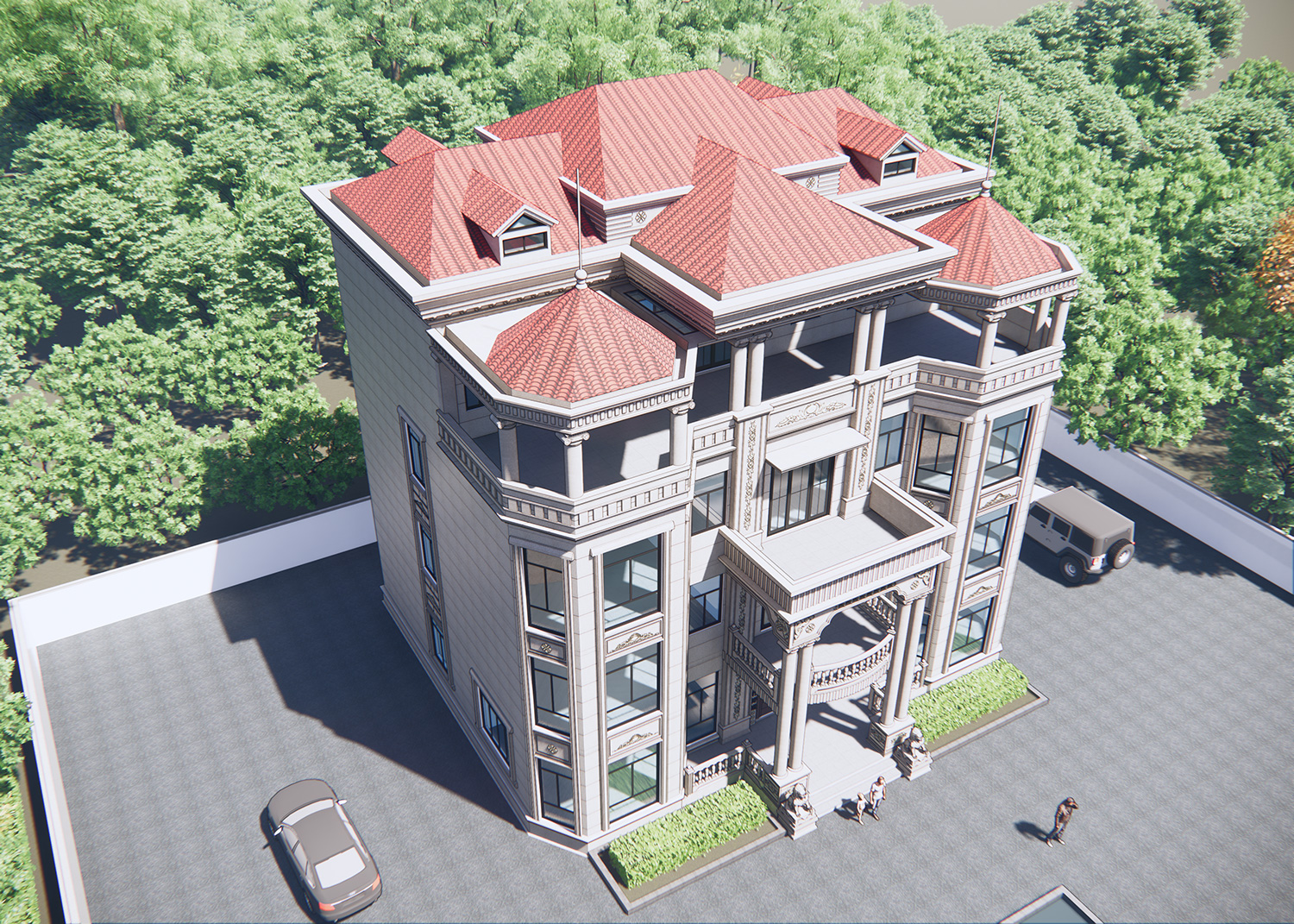 福建泉州郑家欧式别墅