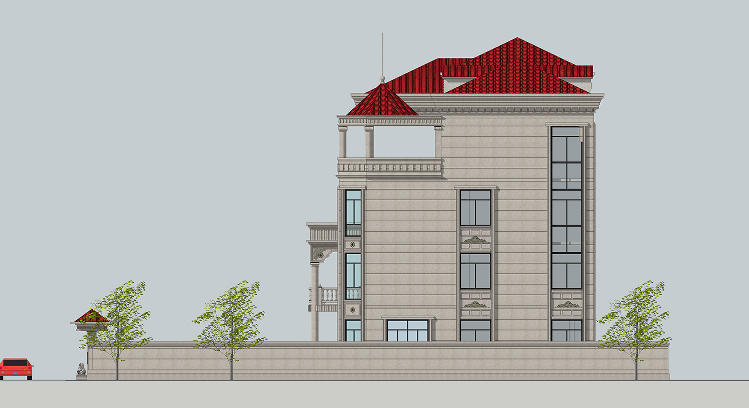 福建泉州郑家欧式别墅