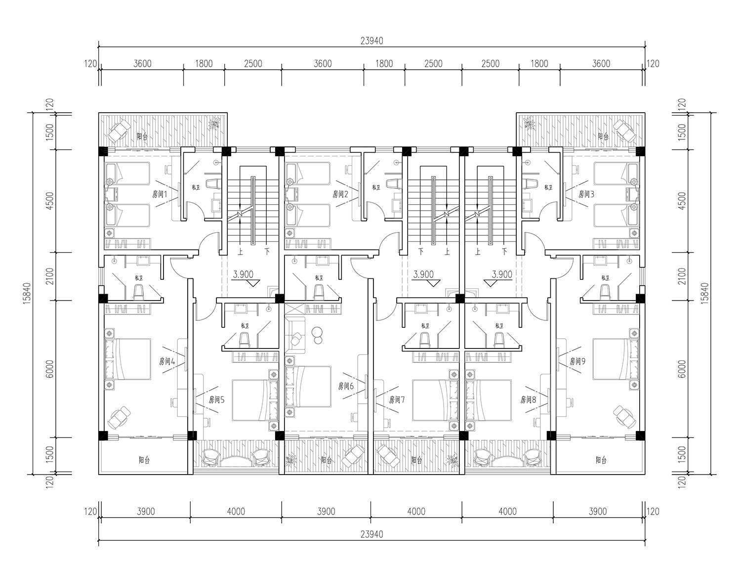 福建福州陈家新中式别墅