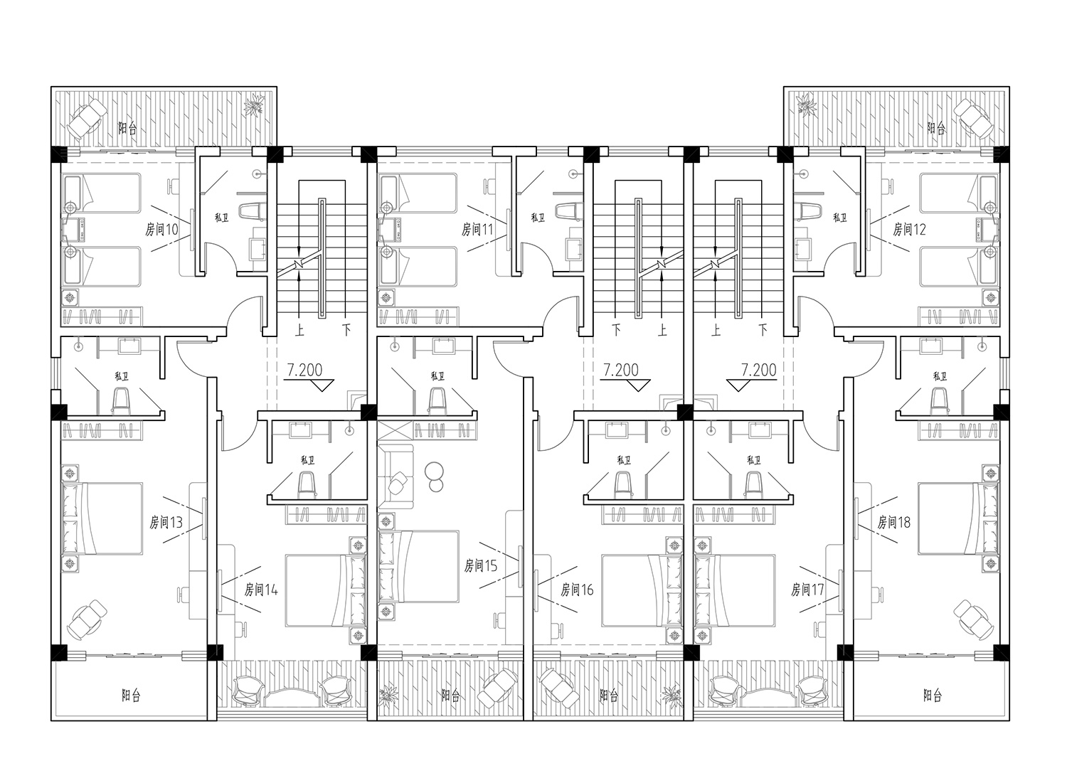 福建福州陈家新中式别墅