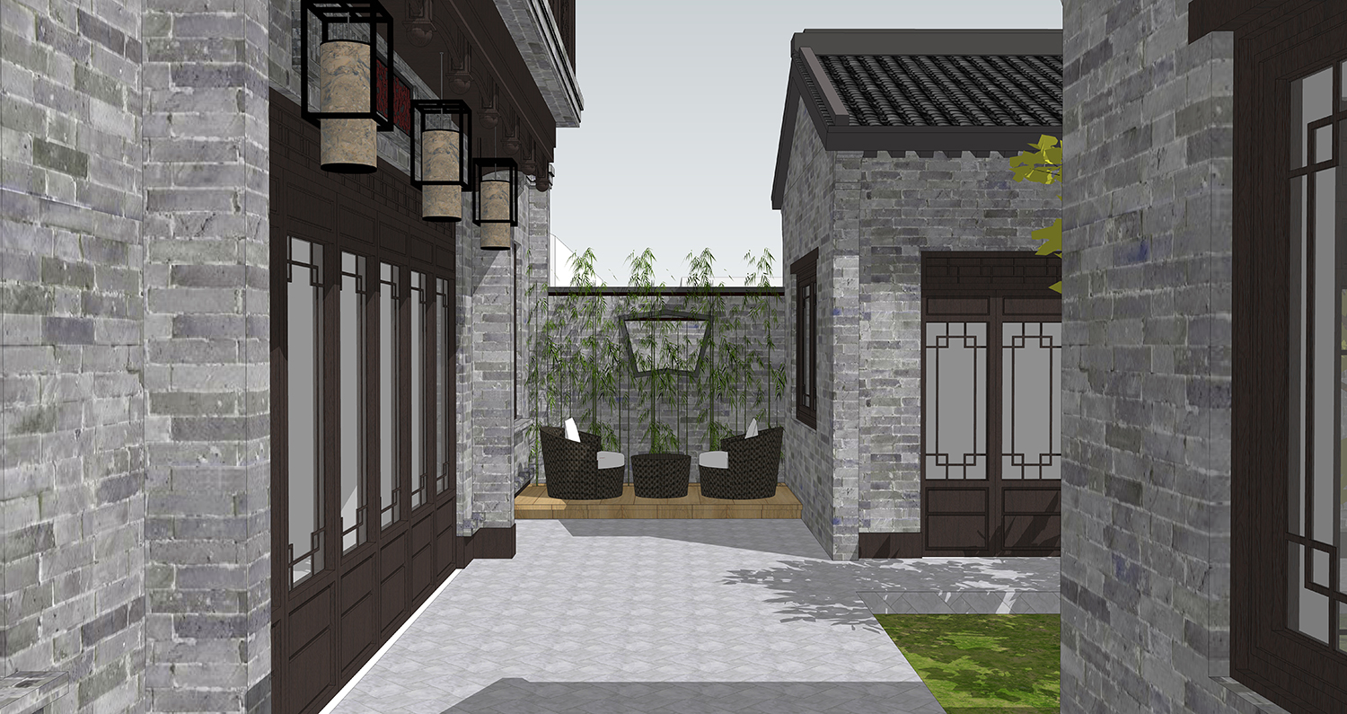 北京平谷闫家中式别墅