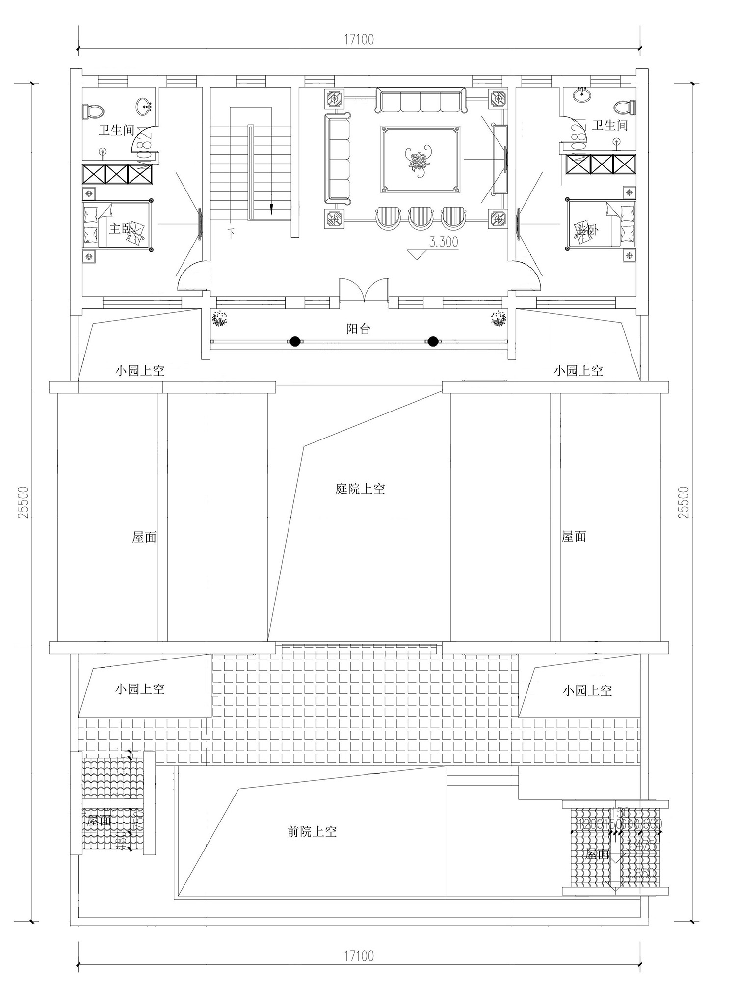 北京房山王家中式三合院