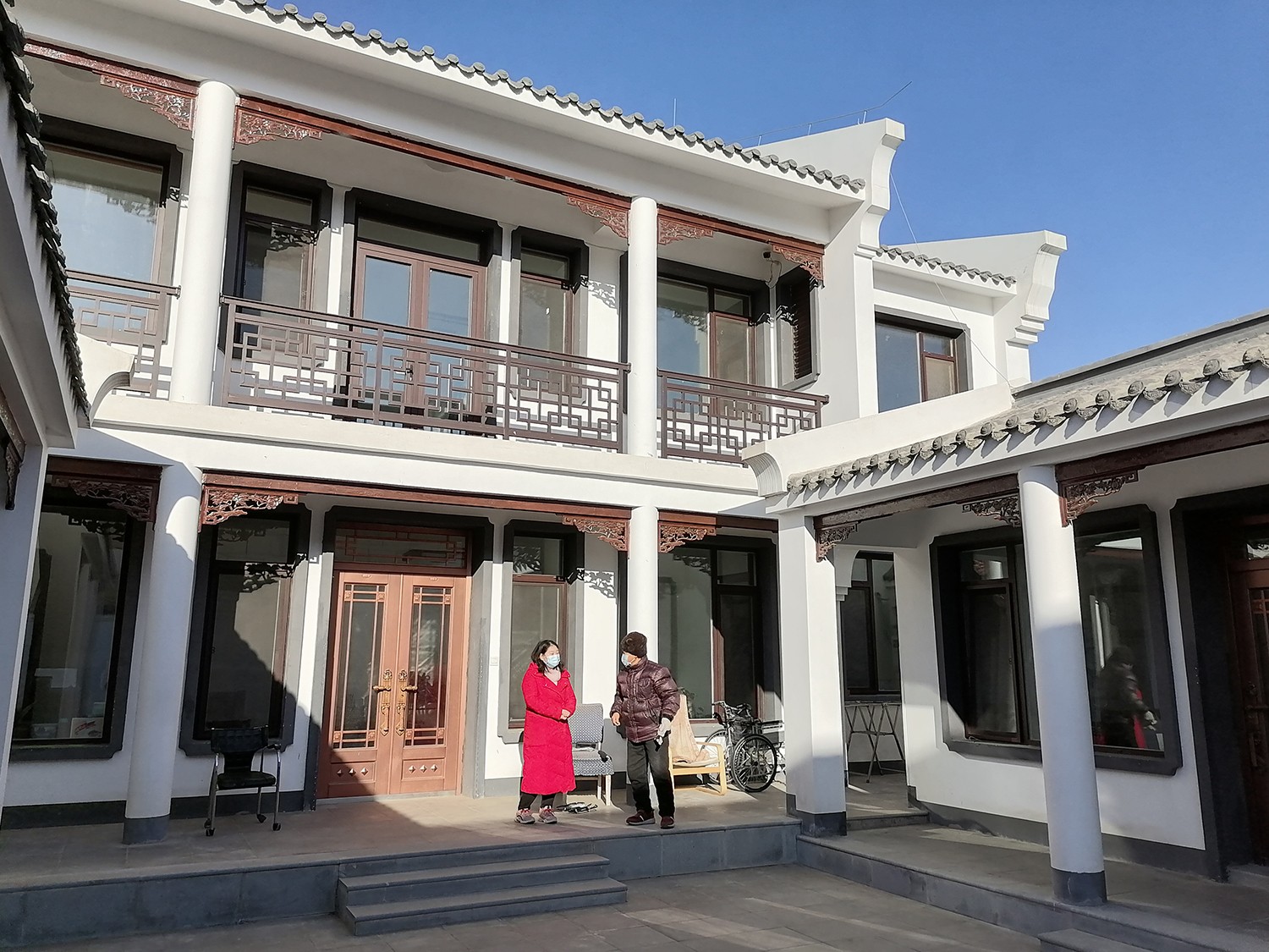 北京房山王家中式三合院
