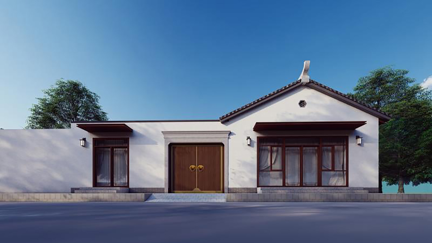 北京大兴吕家新中式别墅