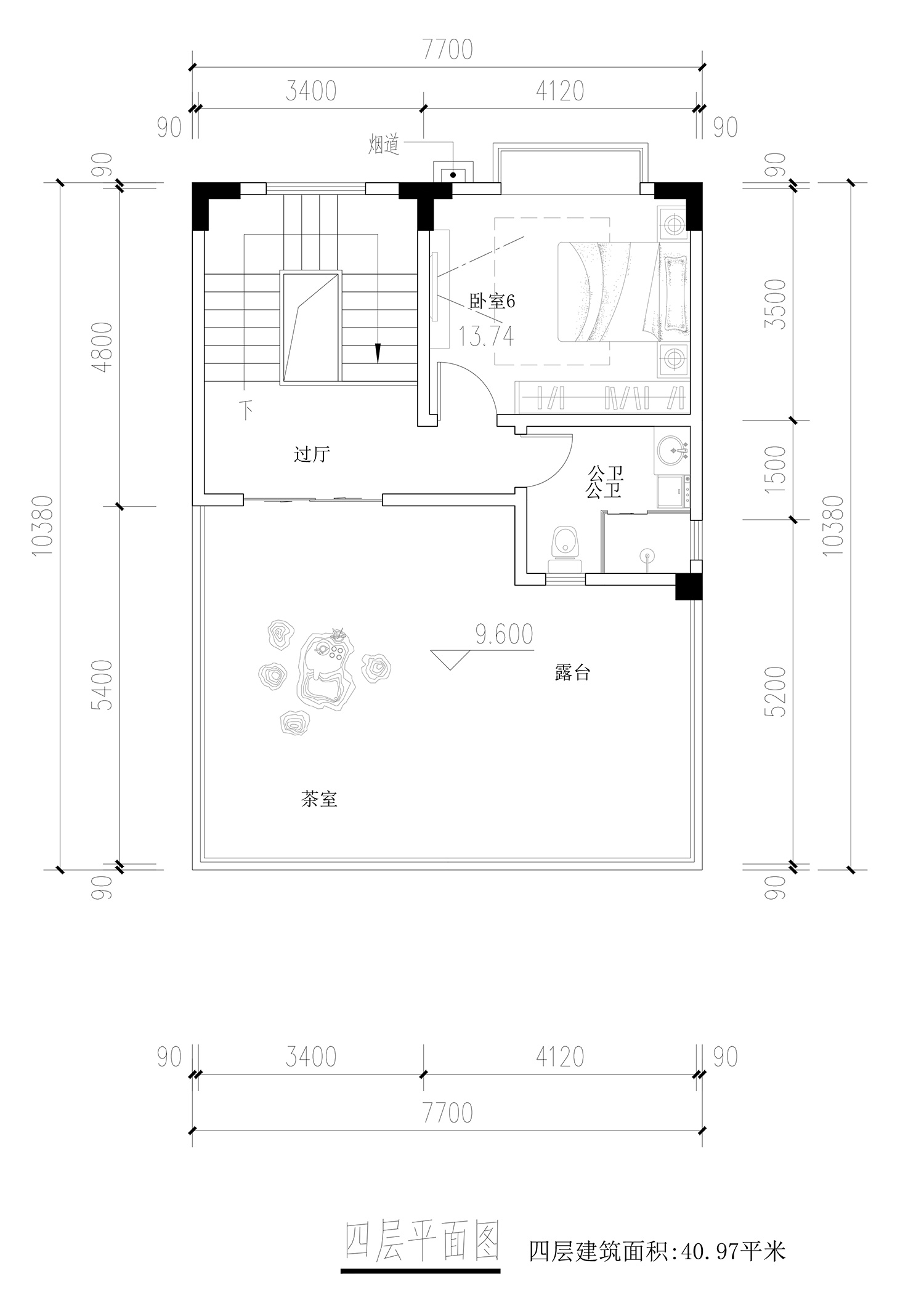 广东广州钟家欧式农村别墅图纸