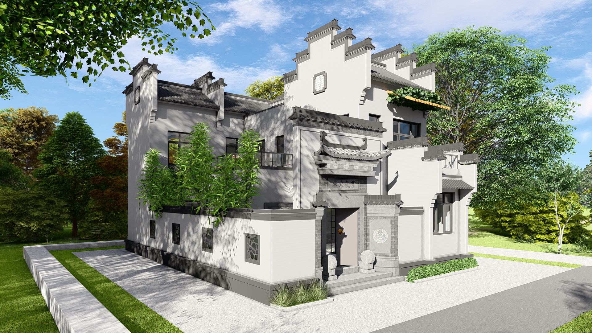 湖北黄冈吴家徽派宅院