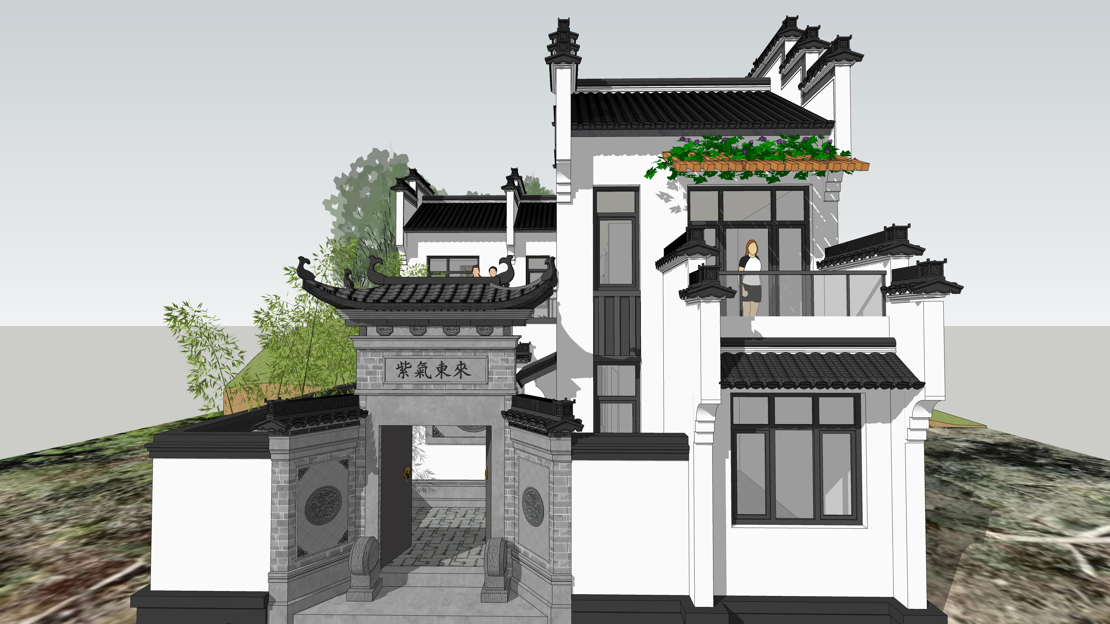 湖北黄冈吴家徽派宅院