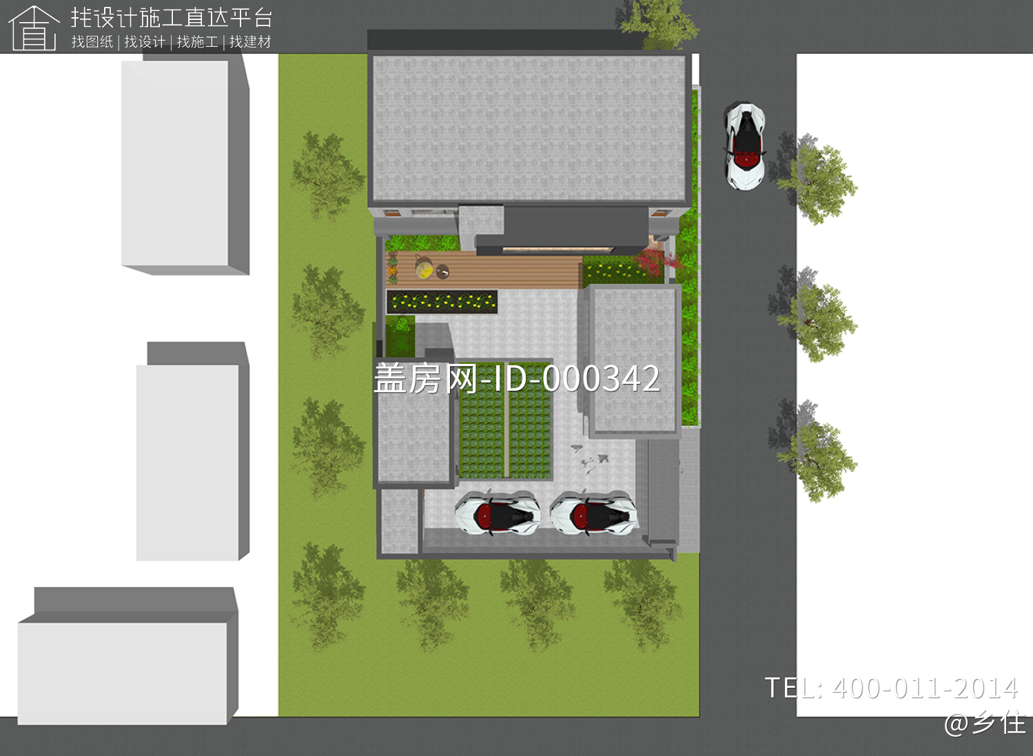 河北保定翟家现代别墅图纸 河北保定翟家现代别墅图纸