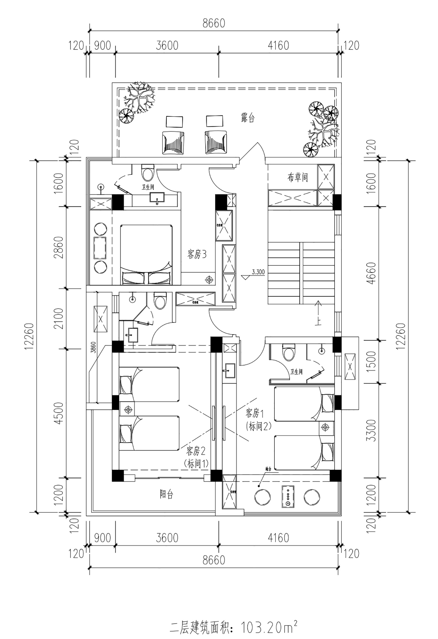 浙江温州徐家现代别墅图纸