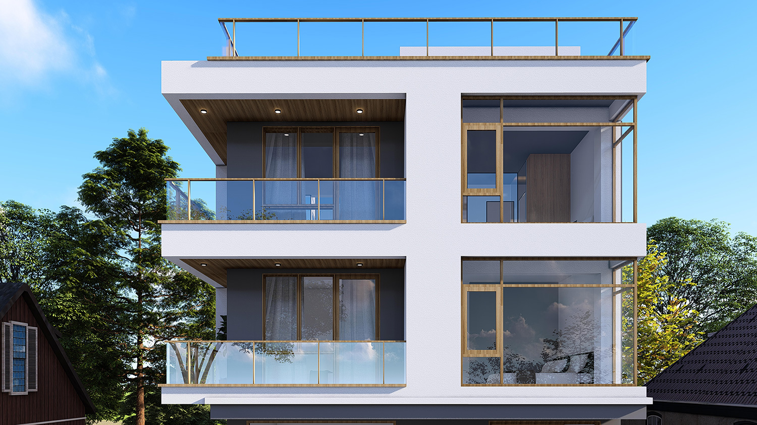 浙江温州徐家现代别墅图纸