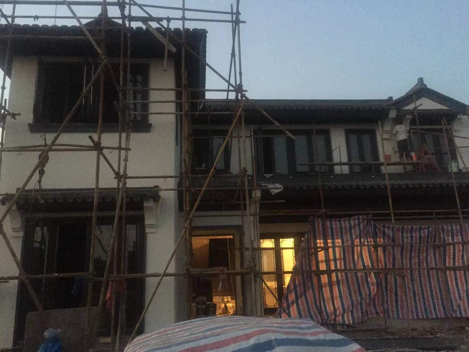 湖北仙桃李家新中式宅院