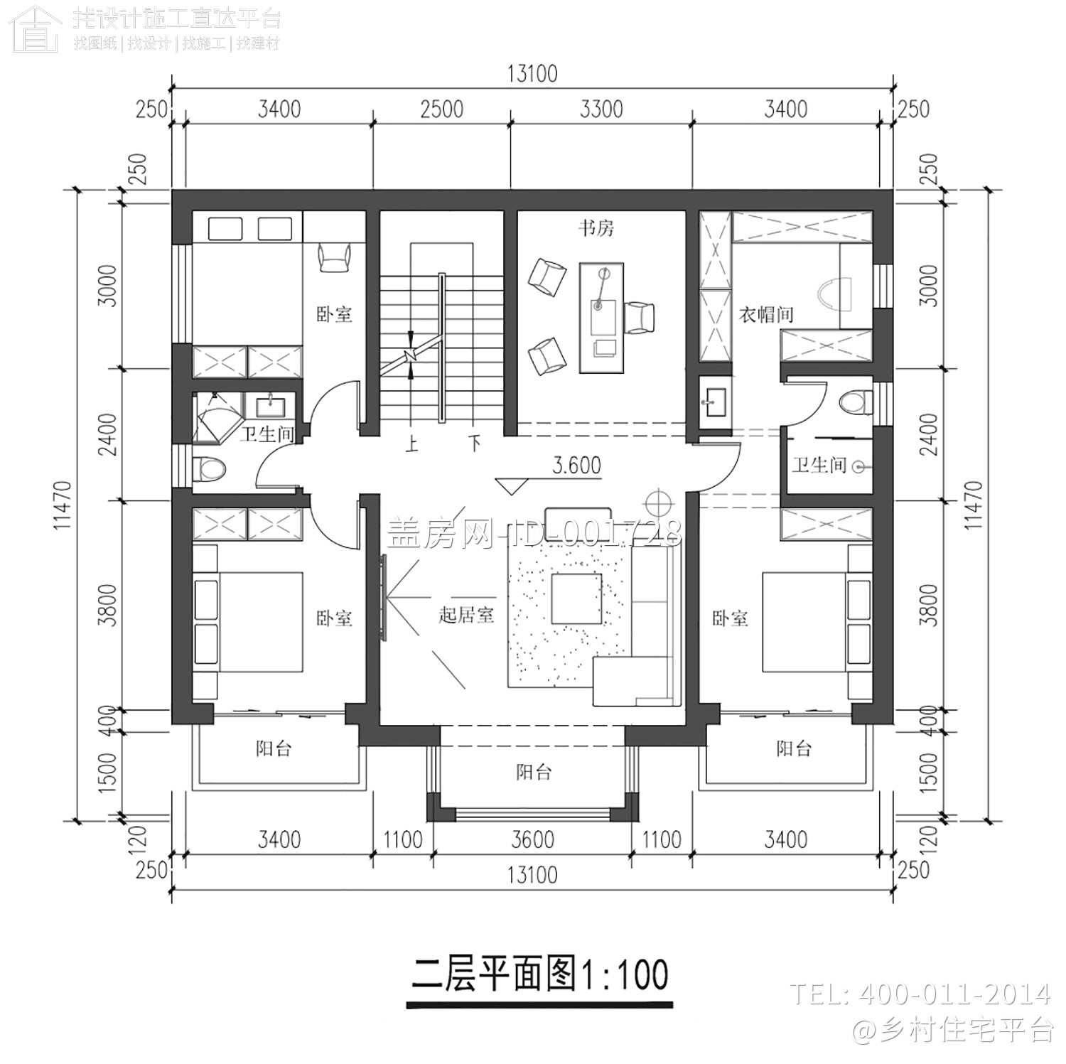 北京昌平崔家新中式别墅图纸