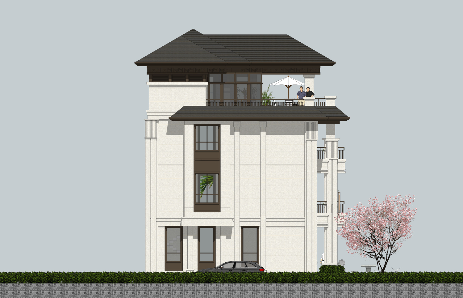 福建漳州陈家新中式别墅