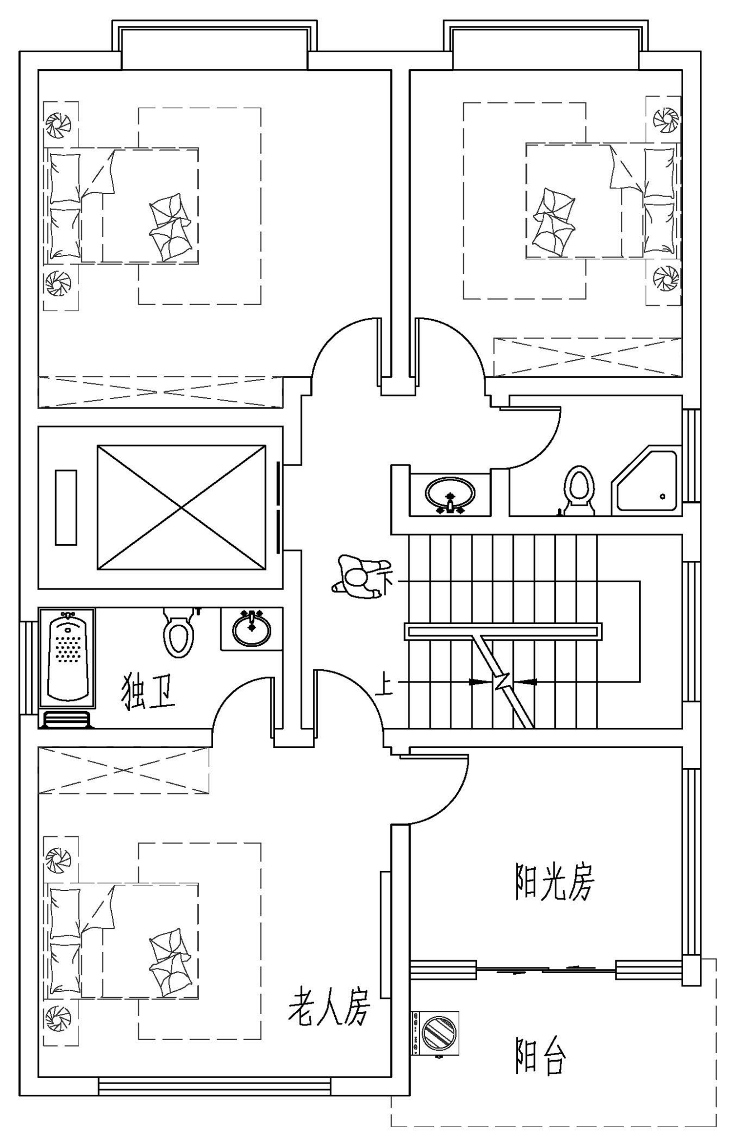 浙江温州戴家现代别墅图纸