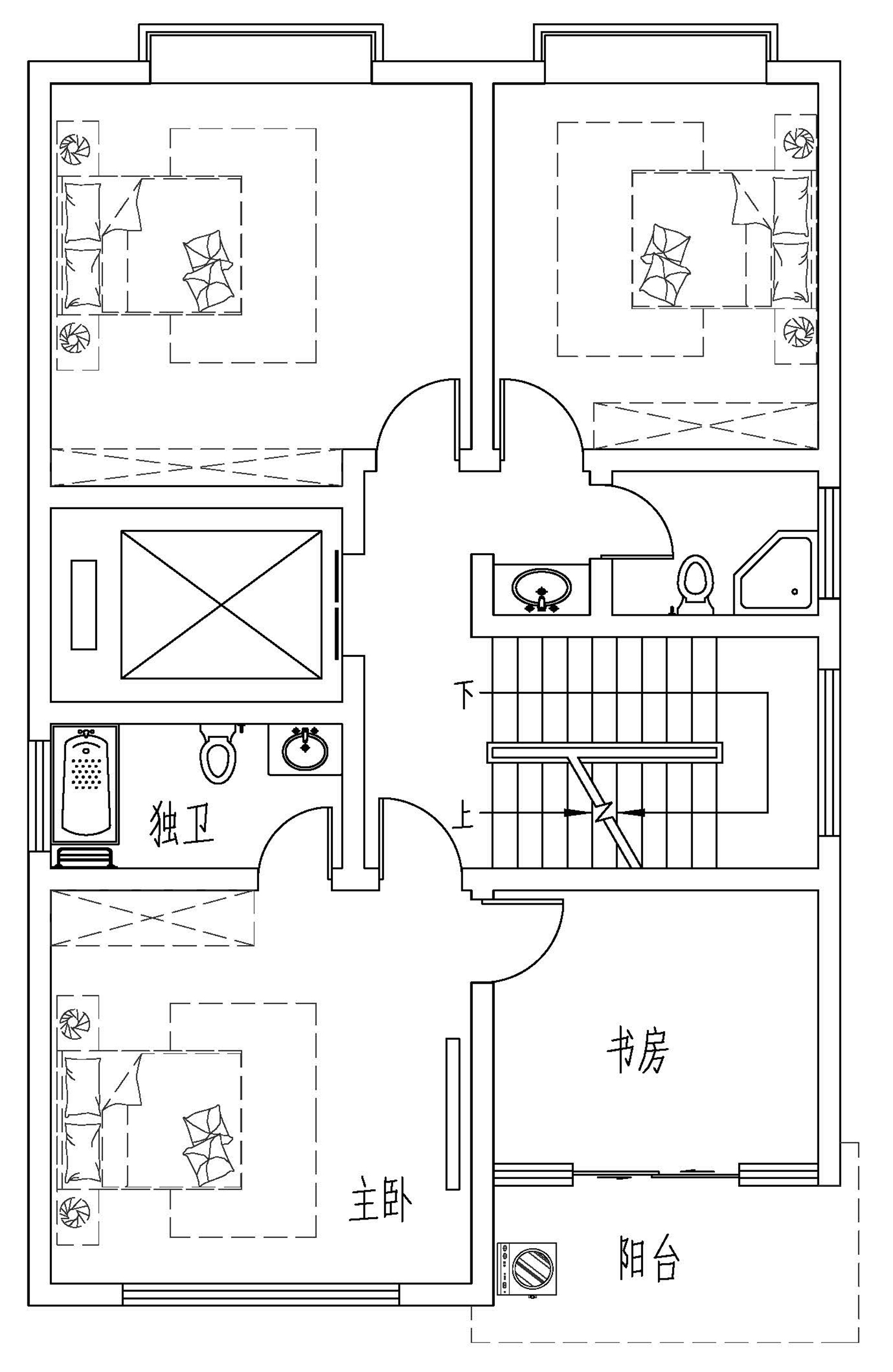 浙江温州戴家现代别墅图纸