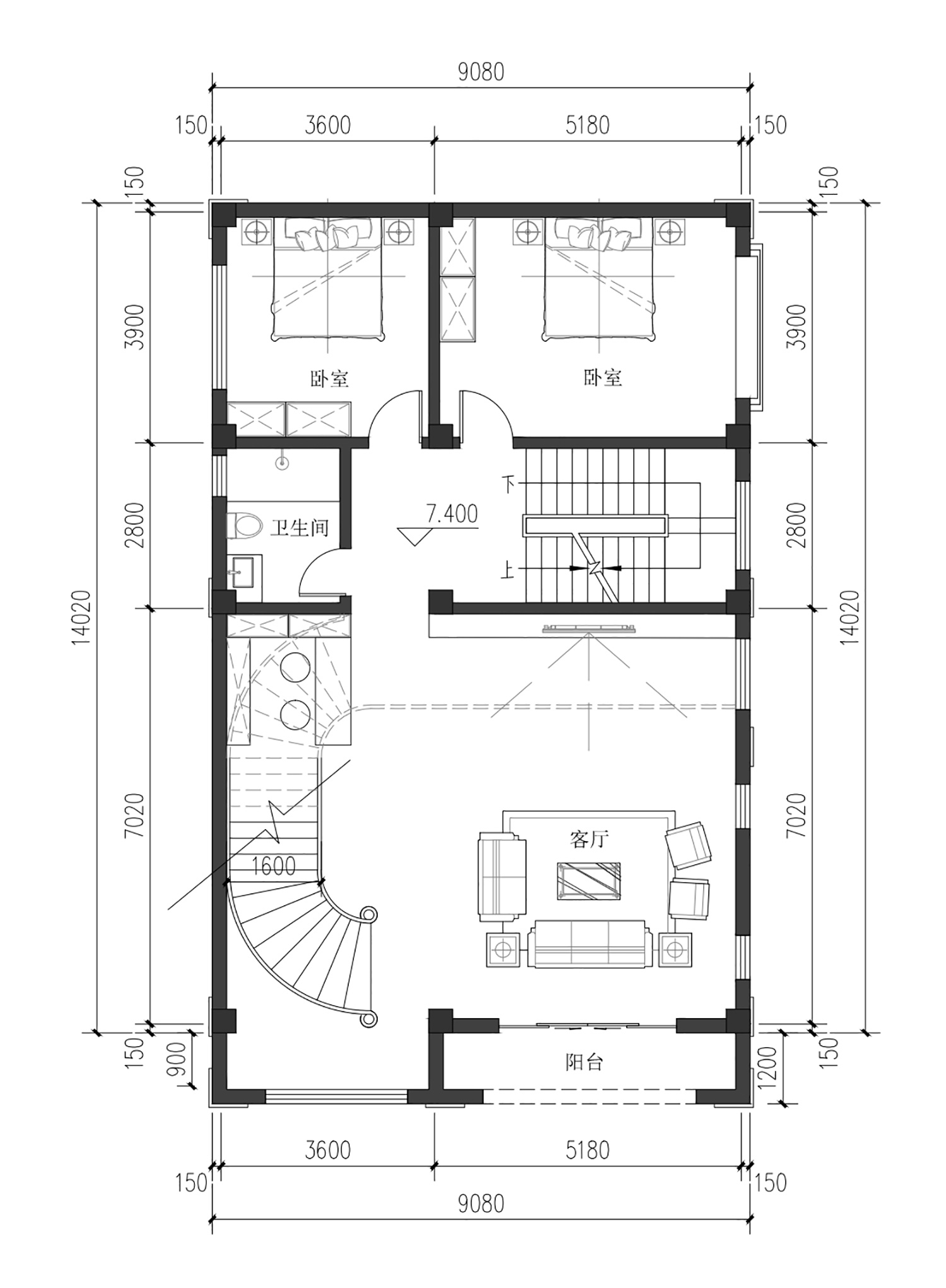 广东湛江六层欧式风格别墅